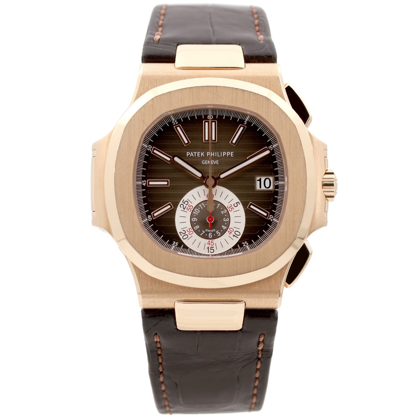 Patek Philippe Nautilus Chrono, 5980R-001, ungetragen 2019DE, Box+Pap.