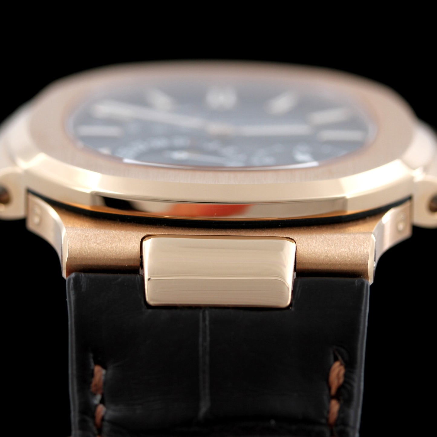 Patek Philippe Nautilus Moonphase, 18kt Roségold, Faltschliesse, 5712R-001, ungetragen/2021, B+P