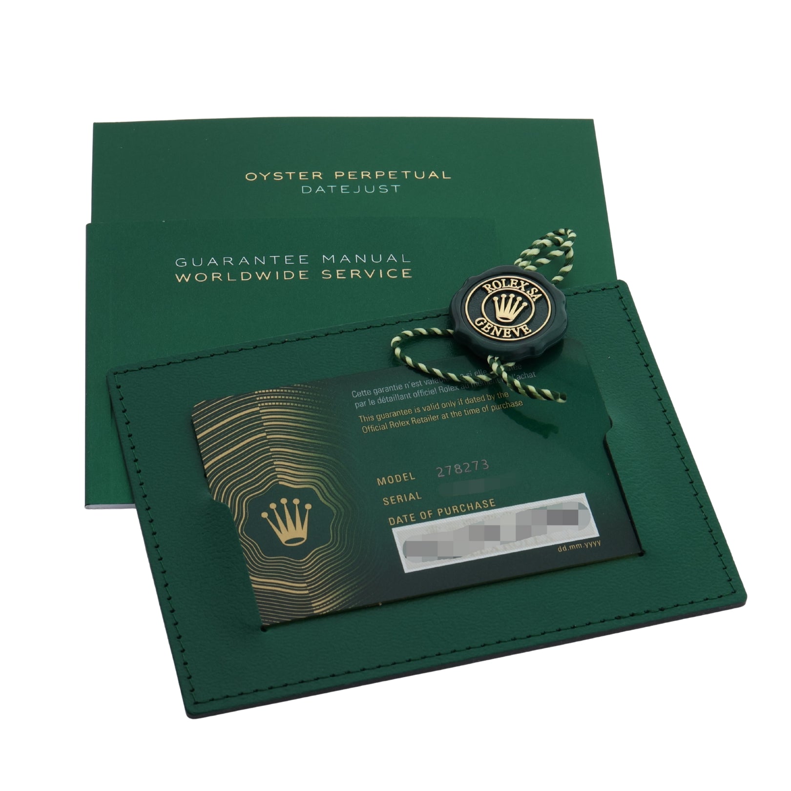 Rolex Datejust 31, Dark Grey mit Diamanten, Jubilee, Ref. 278273, 2026, B+P