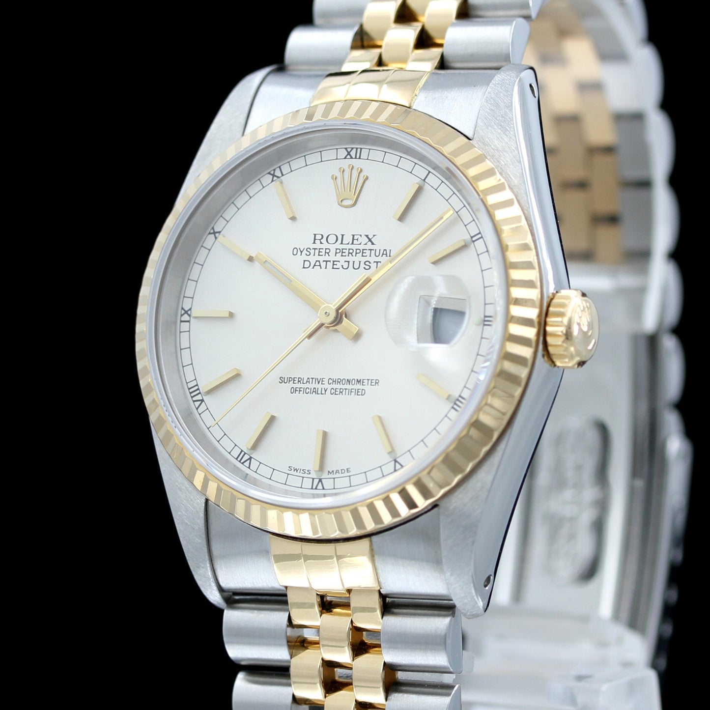 Rolex Datejust 36, Bicolor, Ref. 16233, B+P
