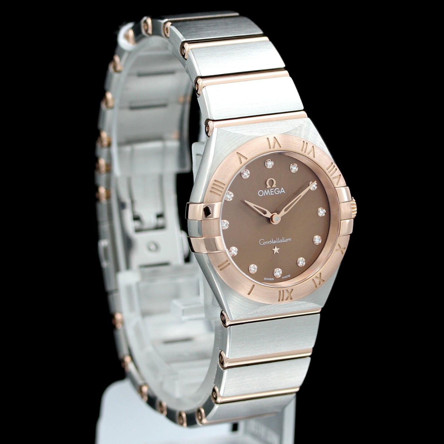 Omega Constellation Lady 28 mm, Rosegold, Ref. 131.20.28.60.63.001, 2022, B+P