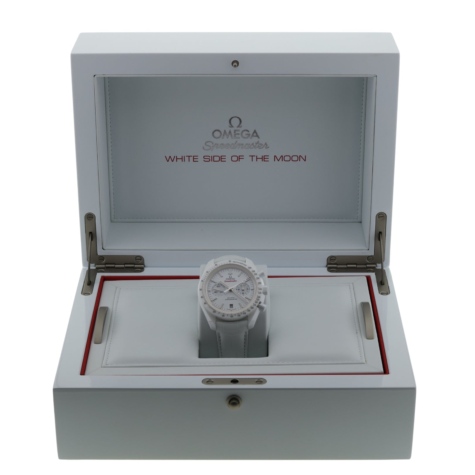 Omega Speedmaster White Side Of The Moon, White Ceramic , Ref. 311.93.44.51.04.002, 2024, B+P