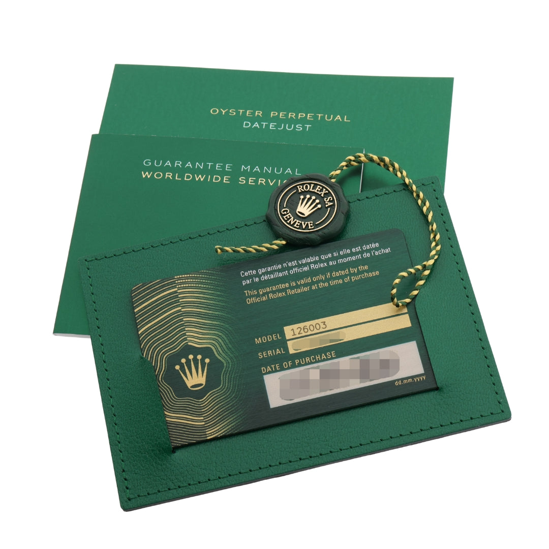 Rolex Oyster Perpetual 36, 100 Years Anniversary, Teilverklebt, Ref. 126003, 2026, B+P