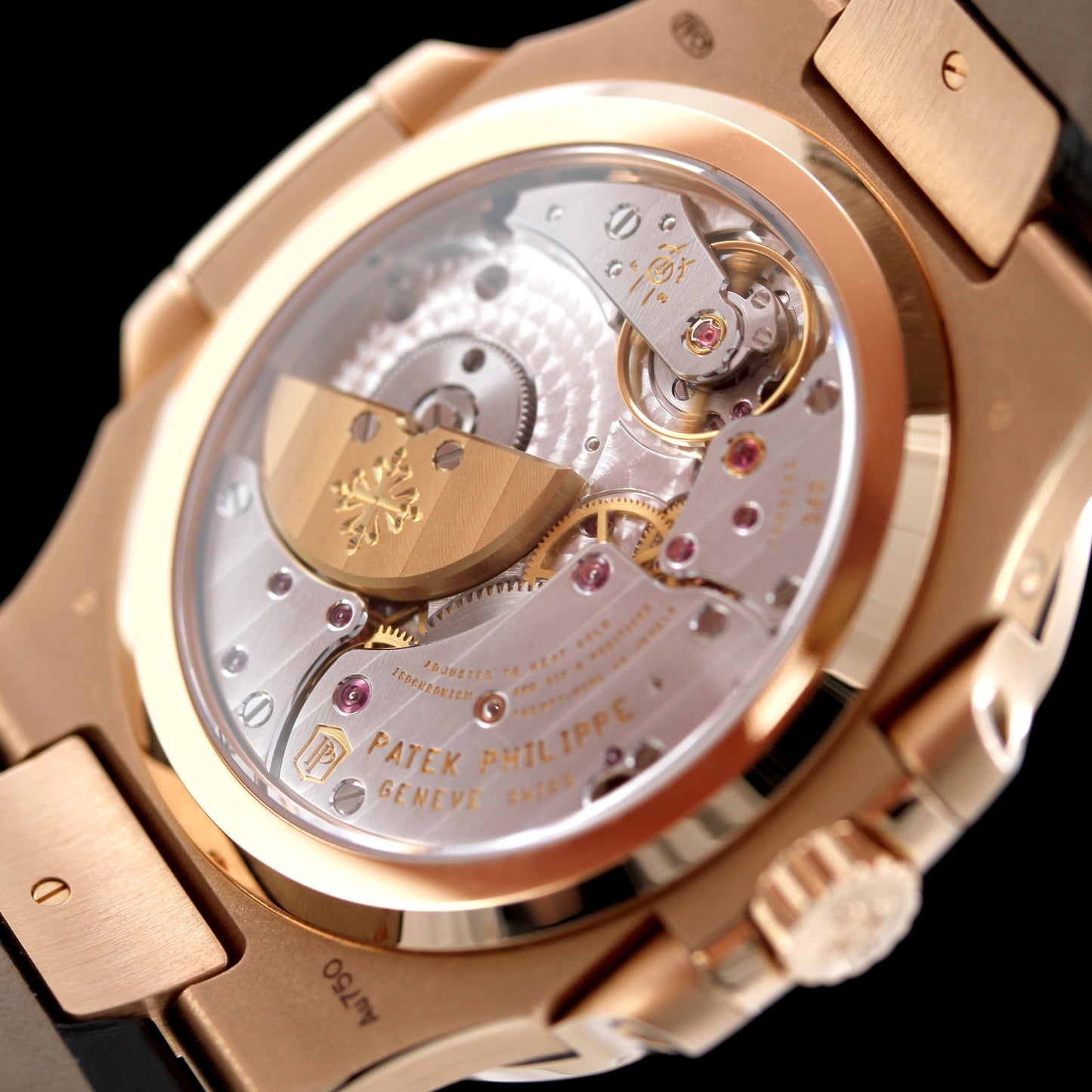 Patek Philippe Nautilus Moonphase, 18kt Roségold, Faltschliesse, 5712R-001, ungetragen/2021, B+P