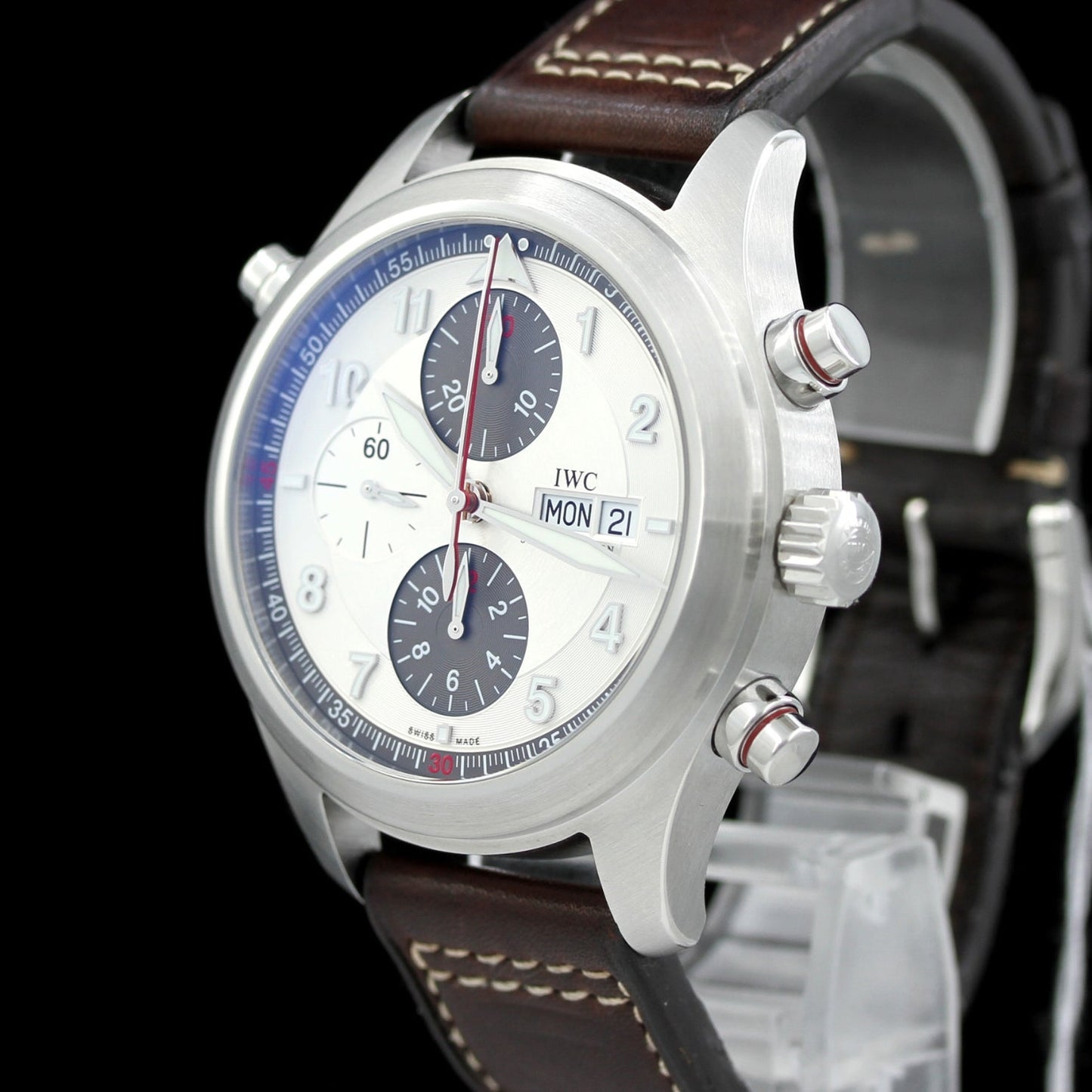 IWC Spitfire Date Day Doppelchronograph 44mm, Edelstahl, IW371806
