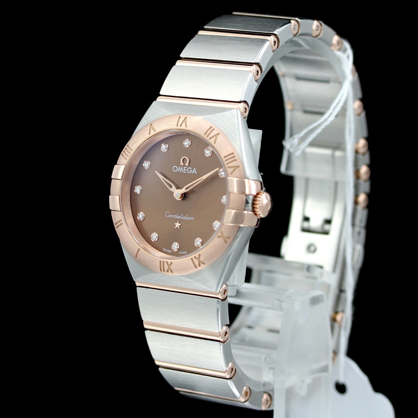 Omega Constellation Lady 28 mm, Rosegold, Ref. 131.20.28.60.63.001, 2022, B+P