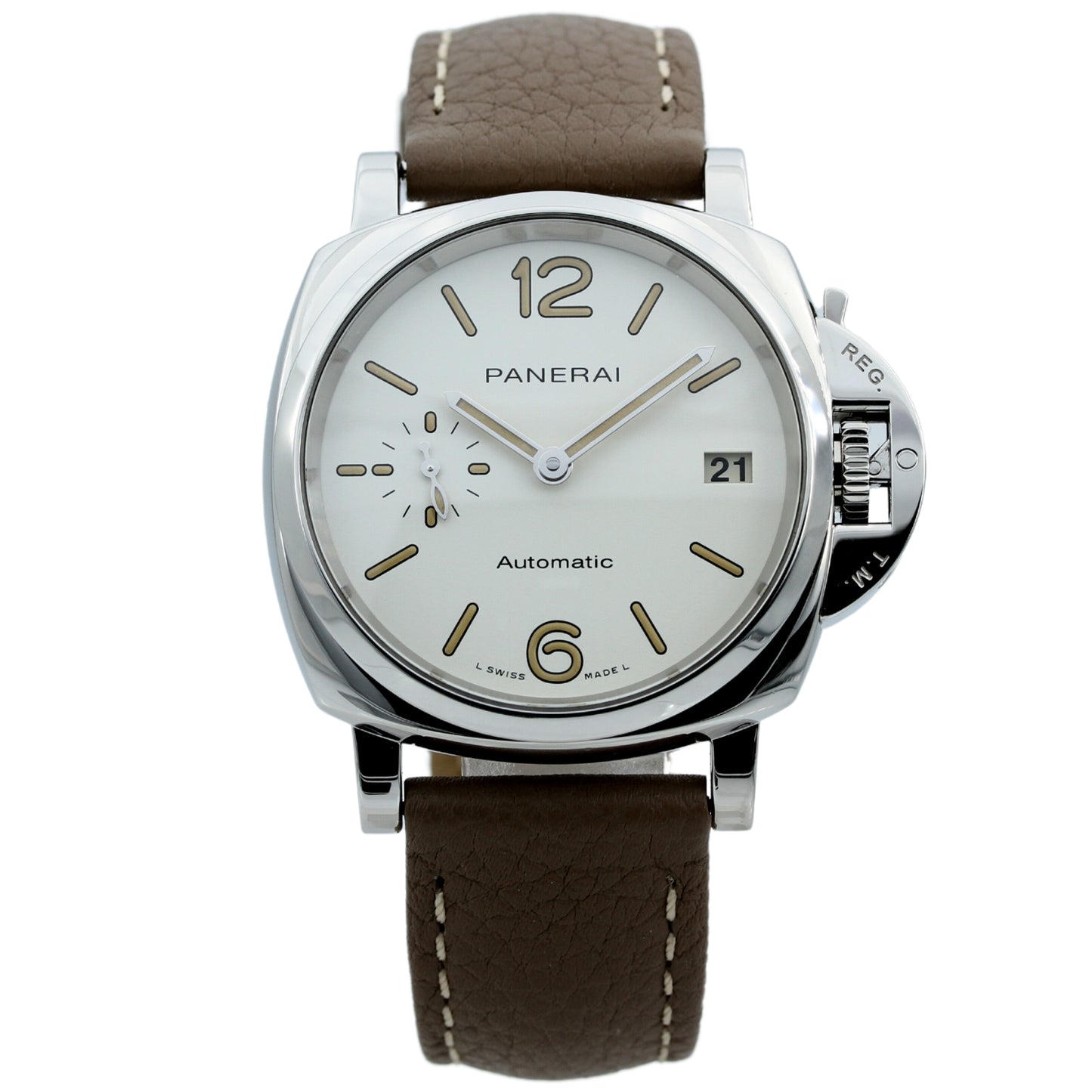 Panerai Lady Luminor Due 38 mm, Ref. PAM01043 OP7281, B+P
