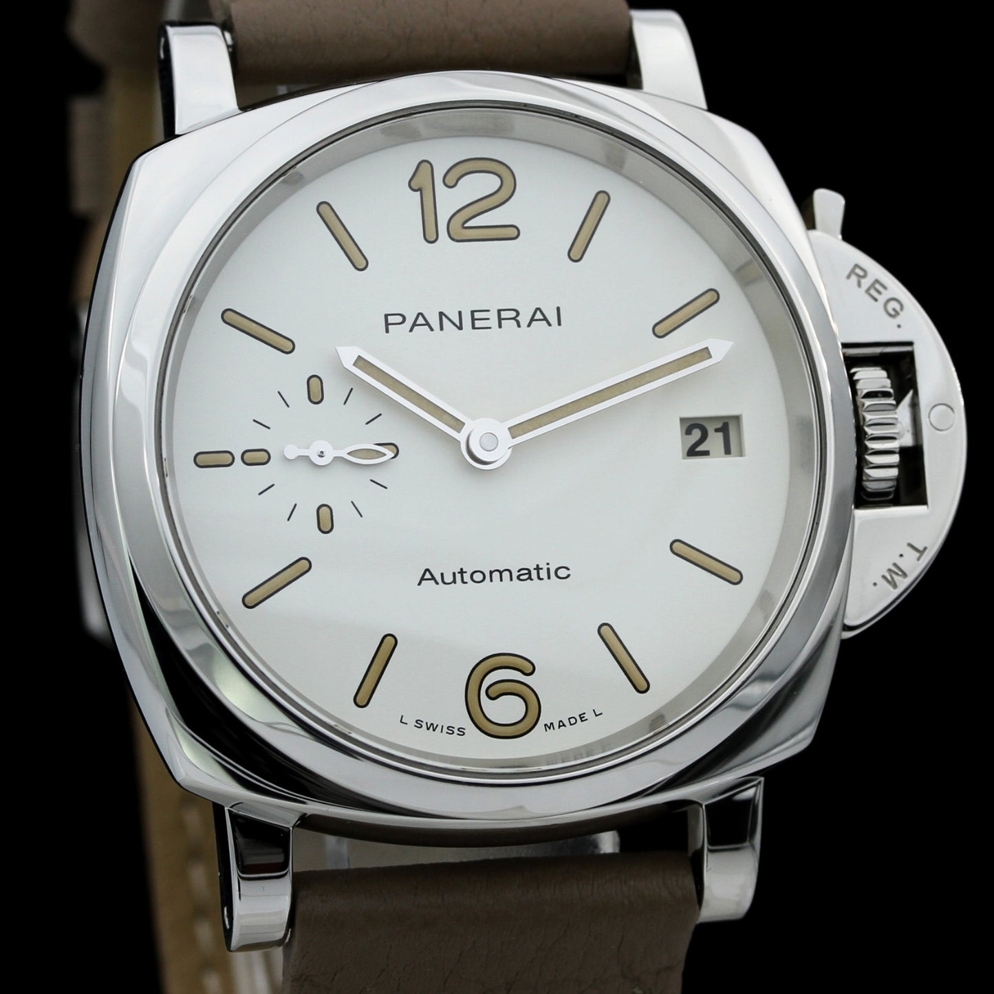 Panerai Lady Luminor Due 38 mm, Ref. PAM01043 OP7281, B+P