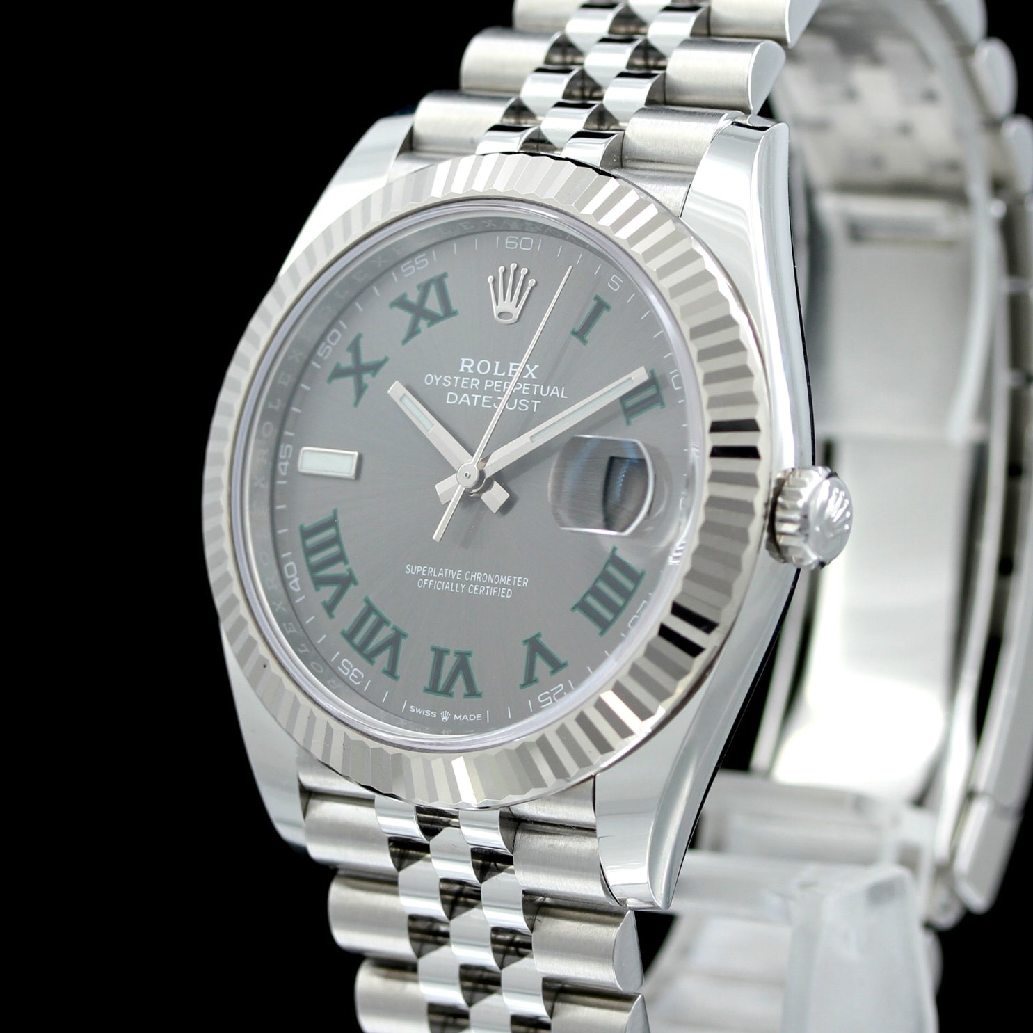 Rolex Datejust 41 »Wimbledon«, Jubilee, Ref. 126334, 41 mm, B+P Erstkaufr. 2025