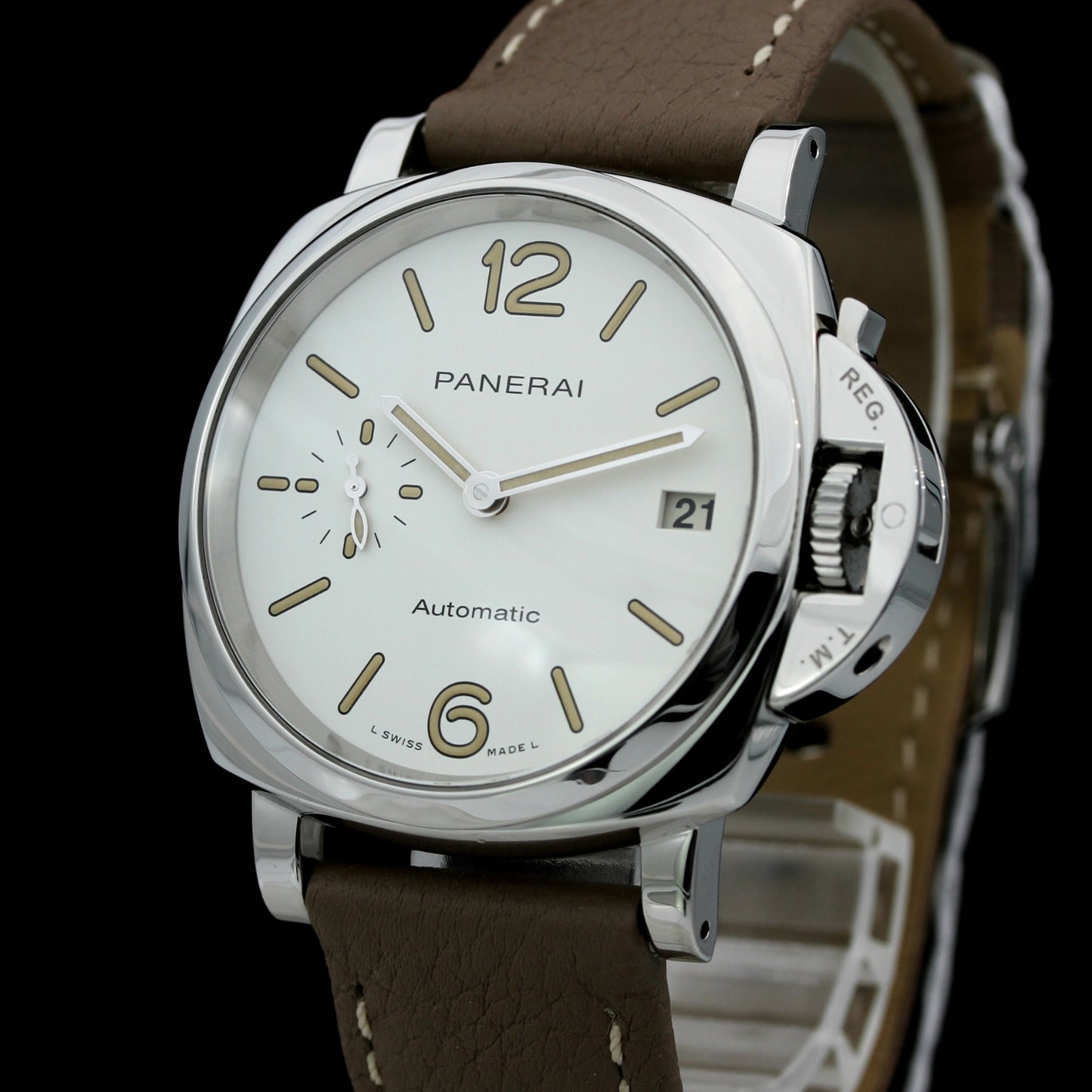 Panerai Lady Luminor Due 38 mm, Ref. PAM01043 OP7281, B+P