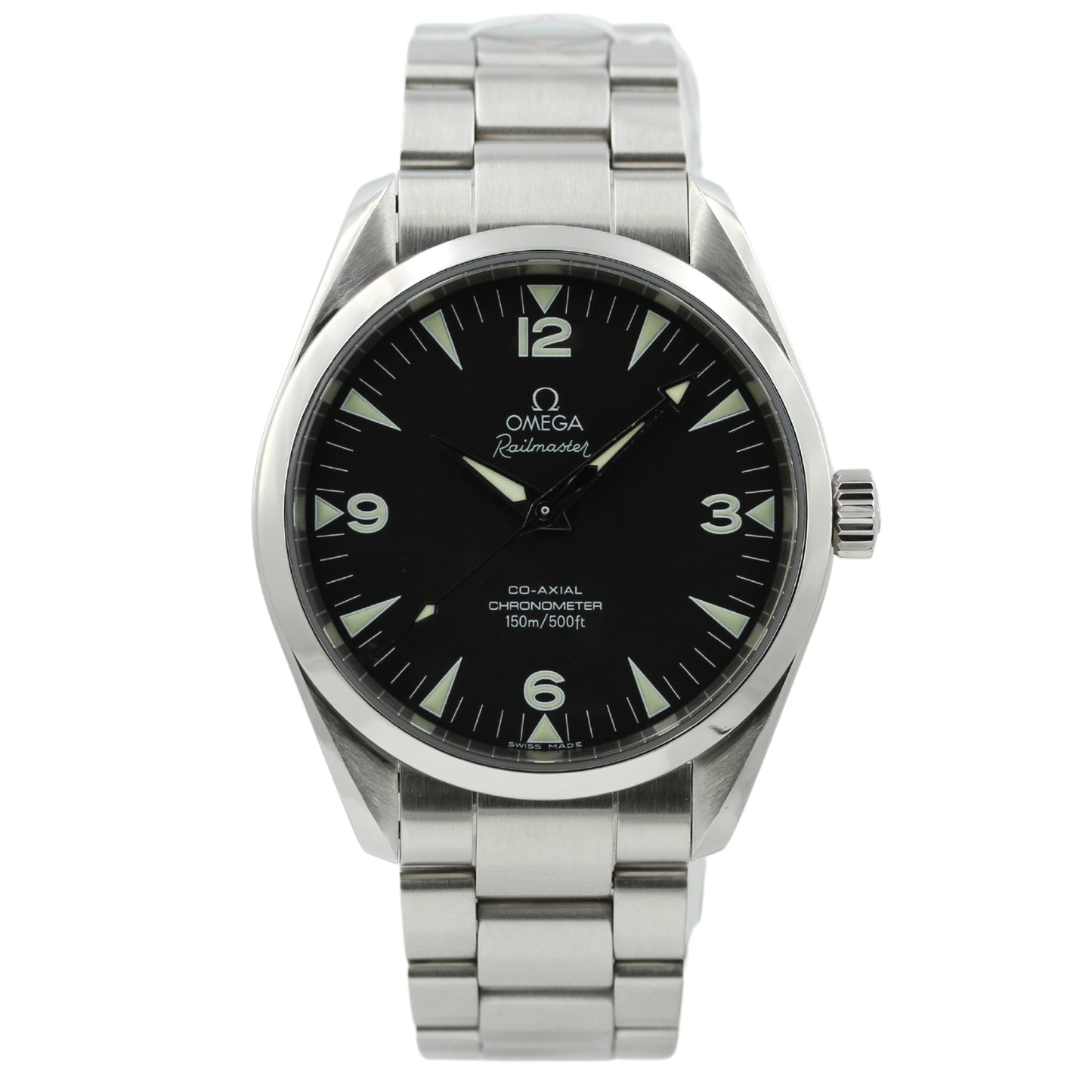 Omega Railmaster Chronometer 41 mm, Ref. 2502.52.00, B+P