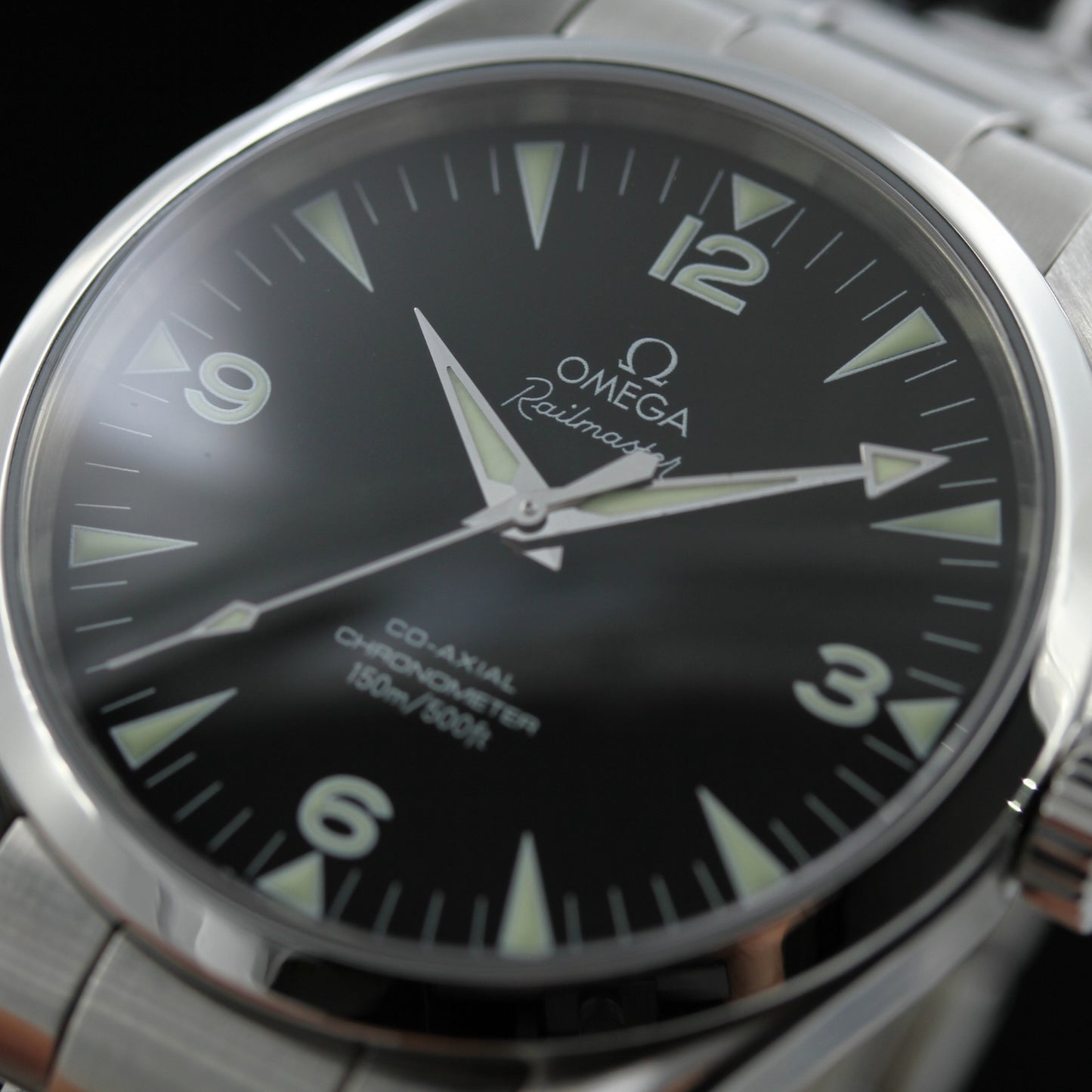 Omega Railmaster Chronometer 41 mm, Ref. 2502.52.00, B+P