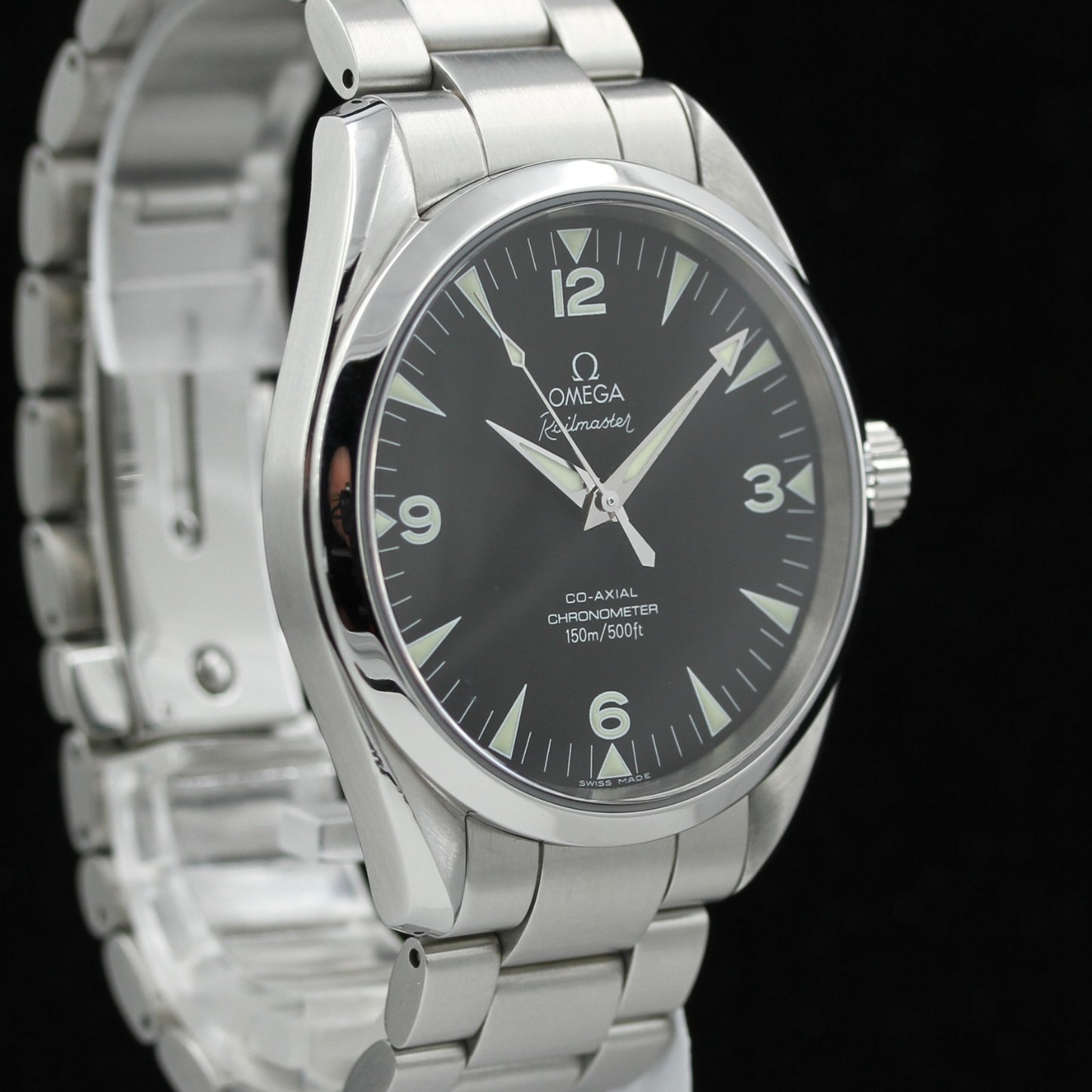 Omega Railmaster Chronometer 41 mm, Ref. 2502.52.00, B+P