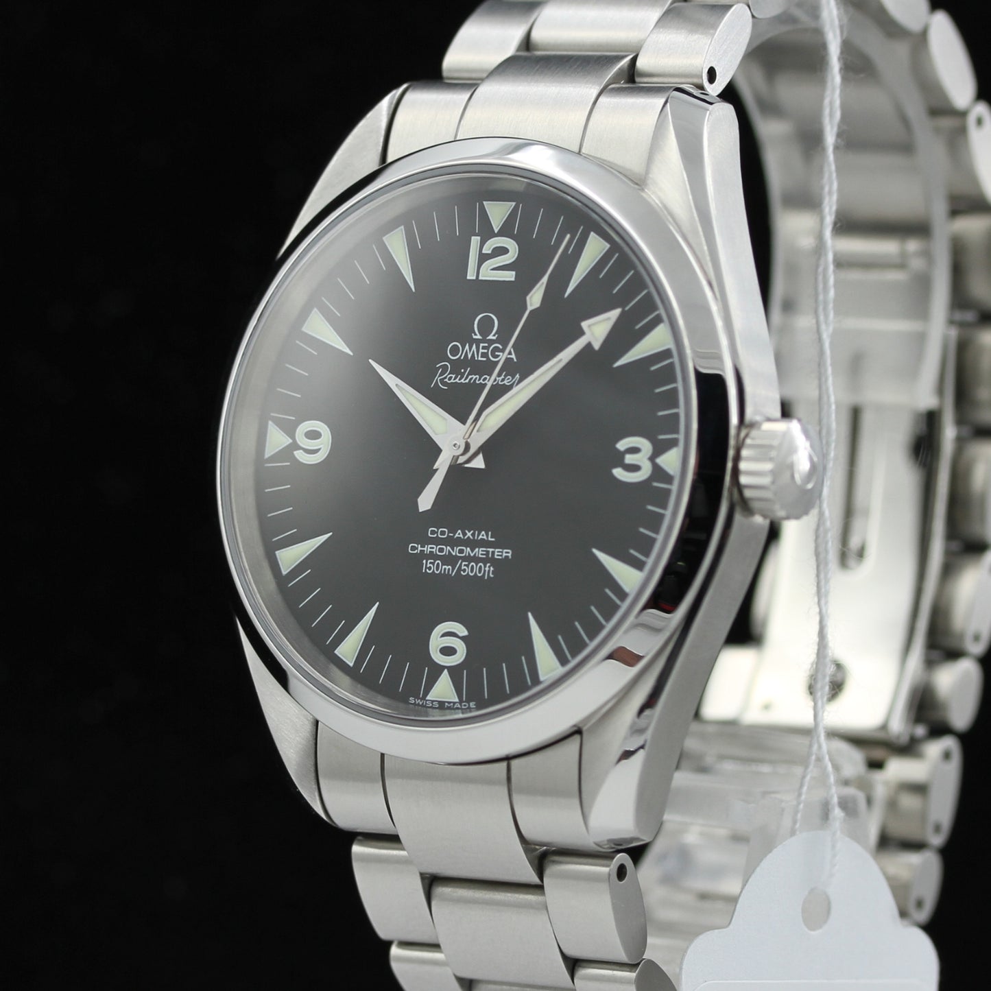 Omega Railmaster Chronometer 41 mm, Ref. 2502.52.00, B+P