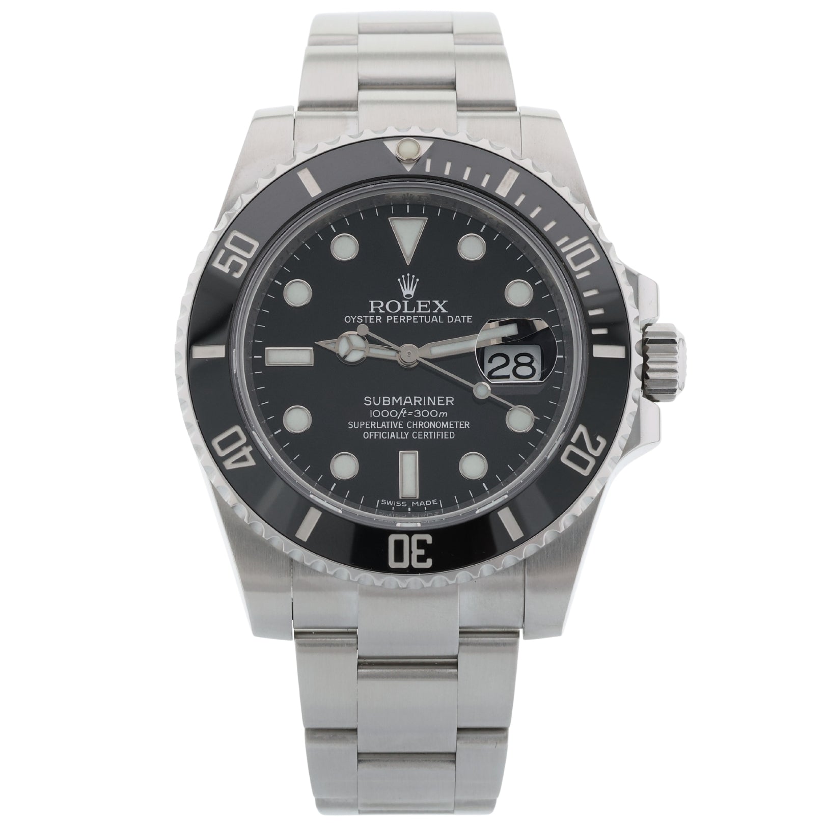Rolex Submariner Date 40mm, Edelstahl, Ref. 116610LN, 12-2013, B+P