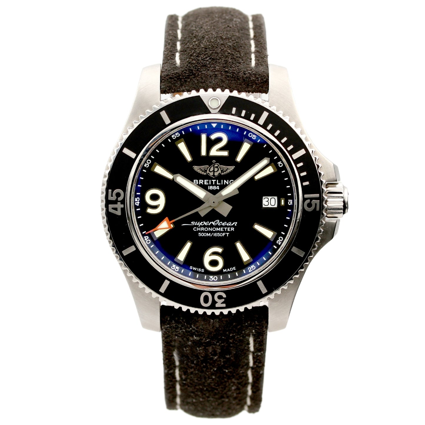 Breitling Superocean 42, Schwarz ZB, A17366, 42 mm, B+P