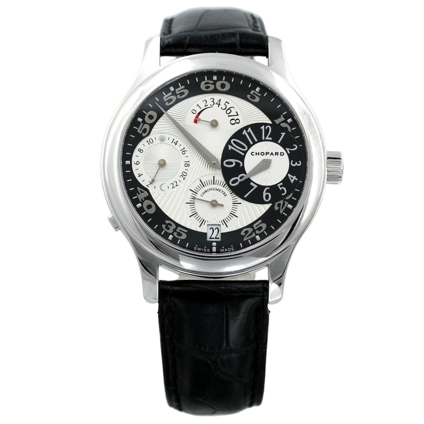 Chopard L.U.C. Regulateur GMT Power Reserve 9 Days Weißgold, Genfer Punze, Limited 250pcs., Ref. 161874-1001