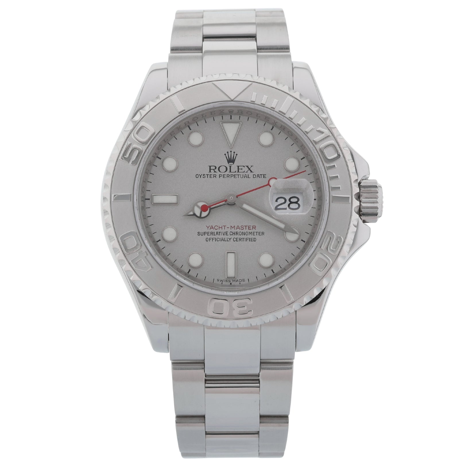 Rolex Yachtmaster 40, Edelstahl/Platin, Rehaut, Ref. 16622, 07-2007, B+P