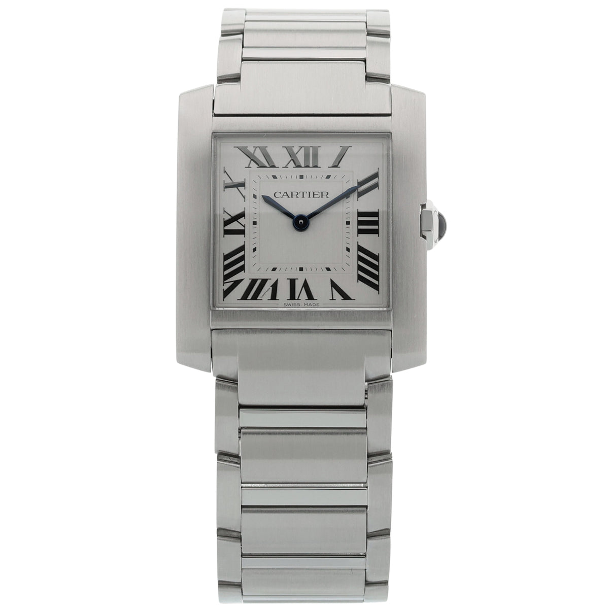Cartier Tank Française, Edelstahl, 32x27mm, Quarz, Ref. WSTA0074, 11-2024, B+P