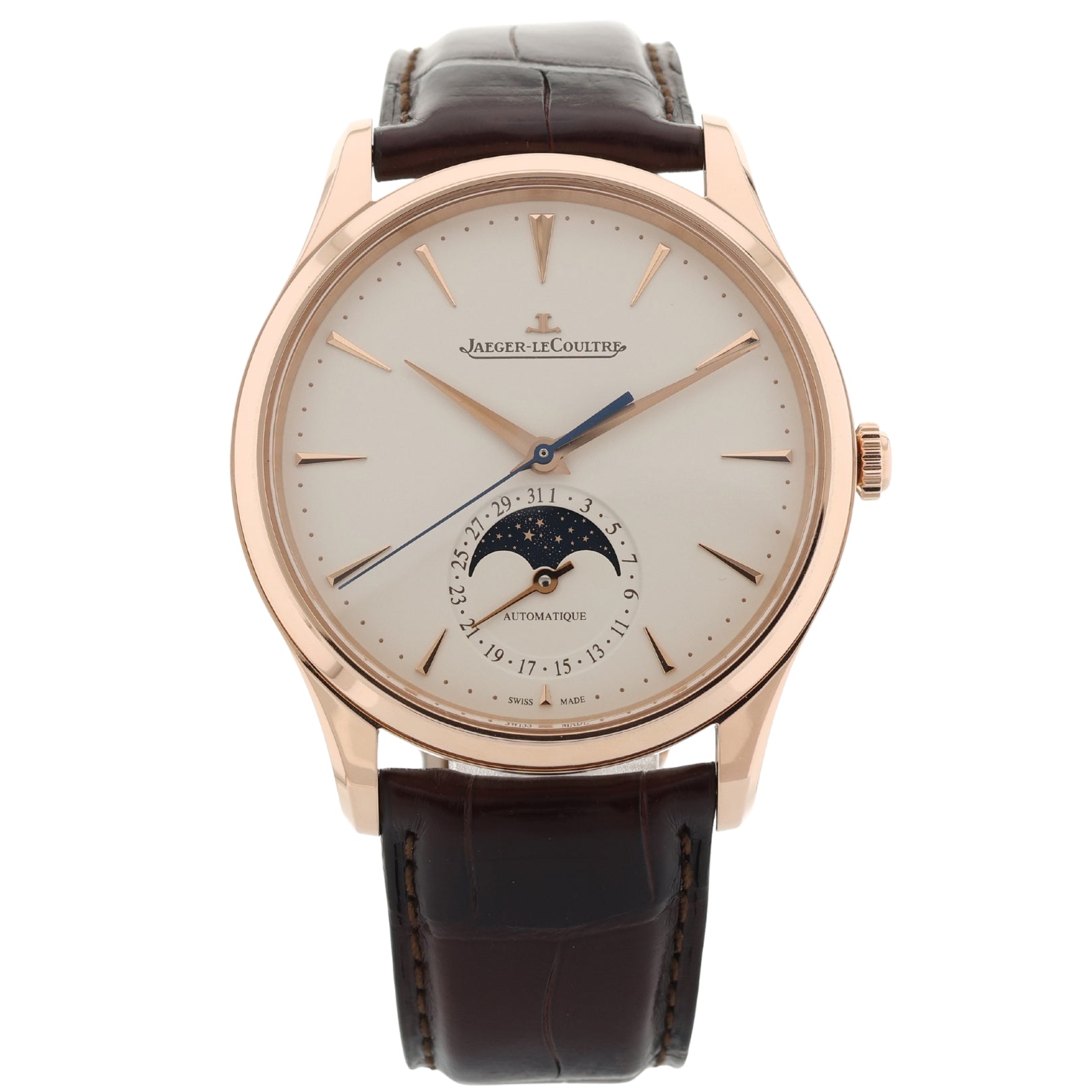 Jaeger-LeCoultre Master Ultra Thin Moon, Roségold, 39mm, Ref. Q1362510, 06-2023, B+P
