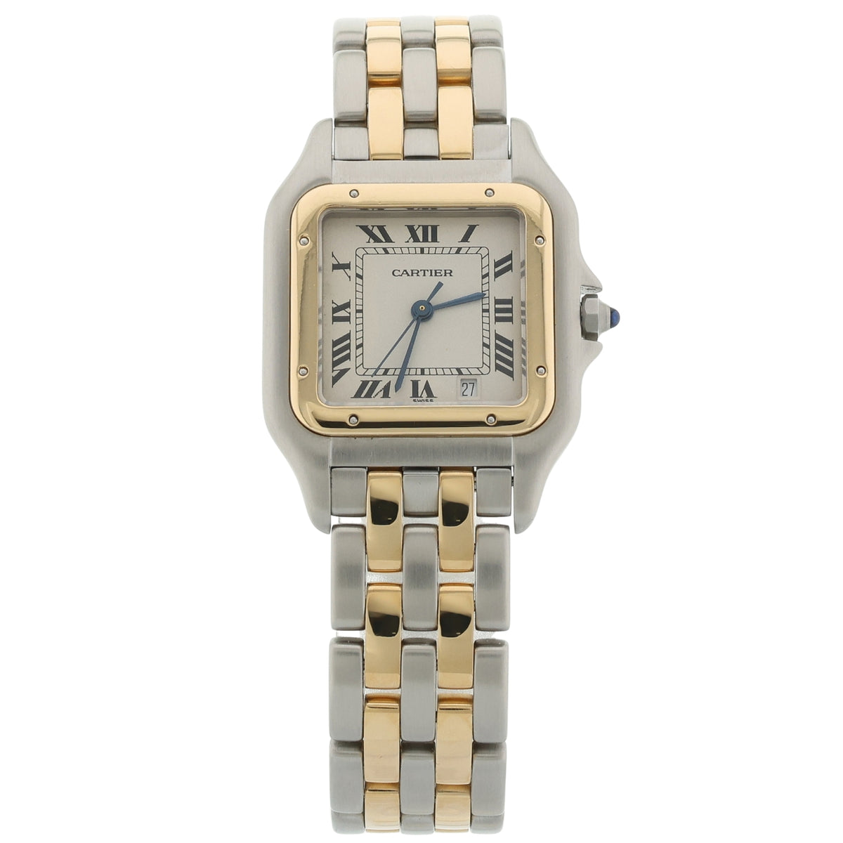 Cartier Panthère, 2-Reihig, Service 2026, 27mm, Stahl/Gold, Ref. 1100, ohne B+P