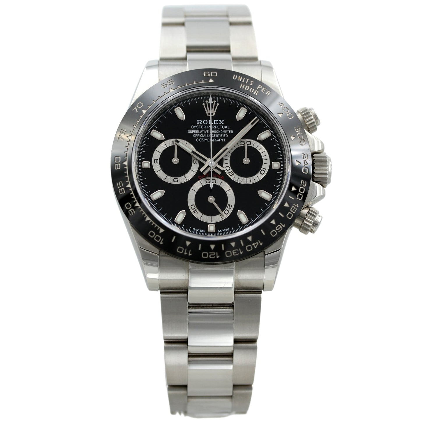 Rolex Daytona 40, Schwarz, Ceramic, 116500LN, B+P