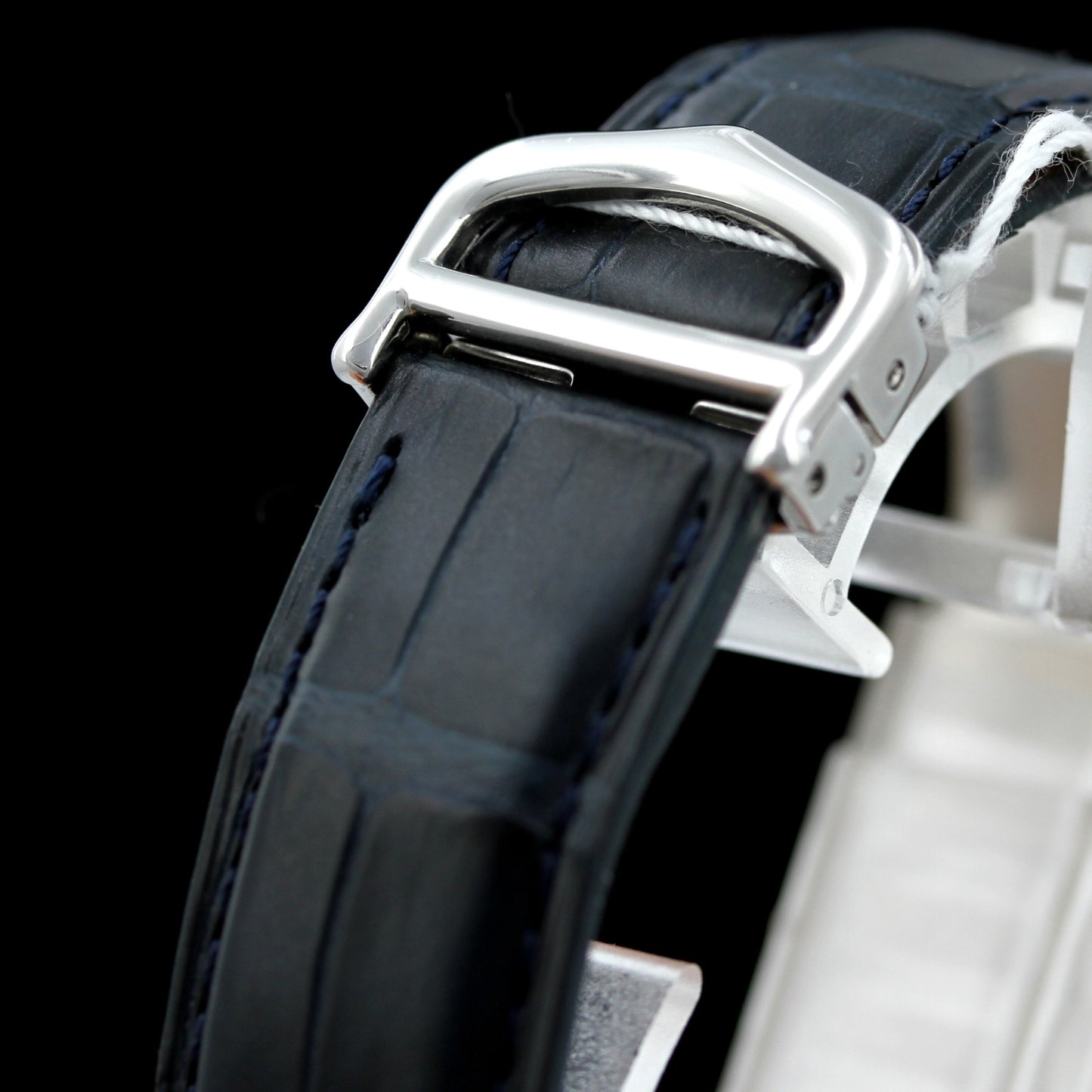 Cartier Tank Americaine XL, Weissgold, Faltschliesse, Folding clasp, 1741, B+P