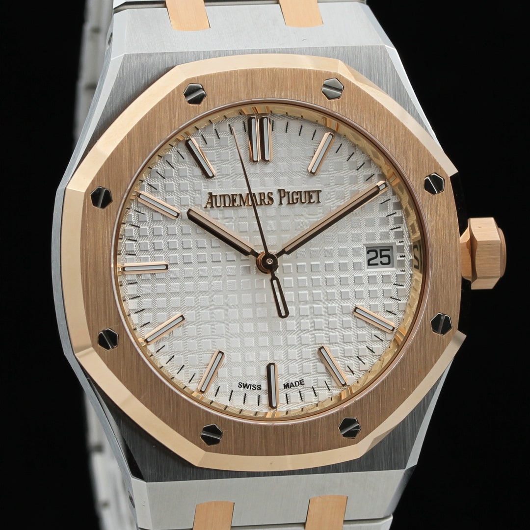 Audemars Piguet, Royal Oak 37mm, 50th Anni, bicolor, Ref. 15550SR.OO.1356SR.01