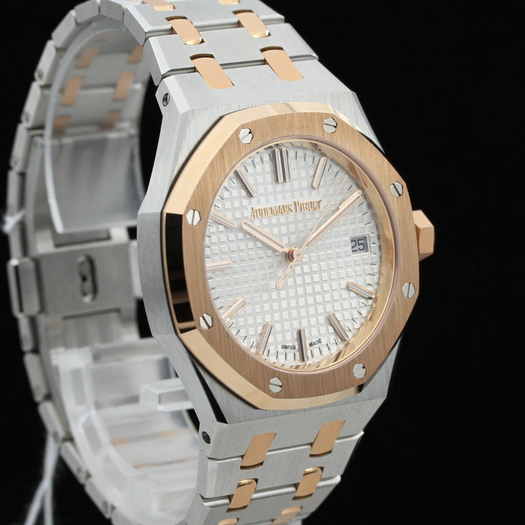 Audemars Piguet, Royal Oak 37mm, 50th Anni, bicolor, Ref. 15550SR.OO.1356SR.01