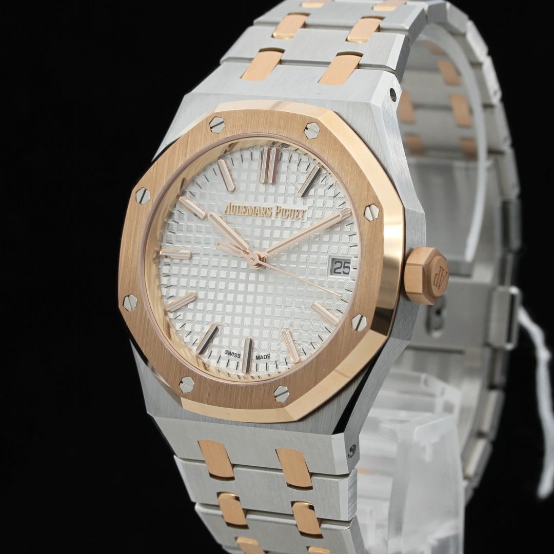 Audemars Piguet, Royal Oak 37mm, 50th Anni, bicolor, Ref. 15550SR.OO.1356SR.01