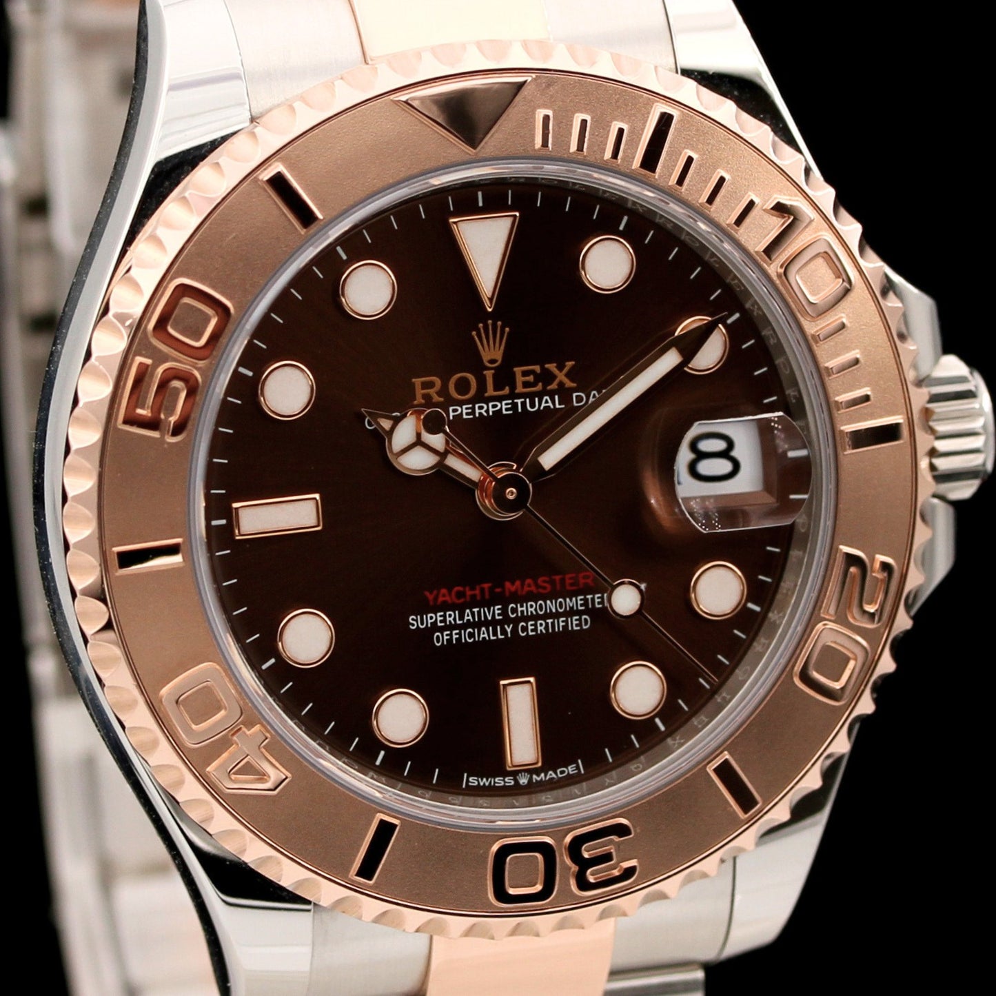 Rolex Yachtmaster 37, Oystersteel-Everose-Gold, 268621, 2023, B+P