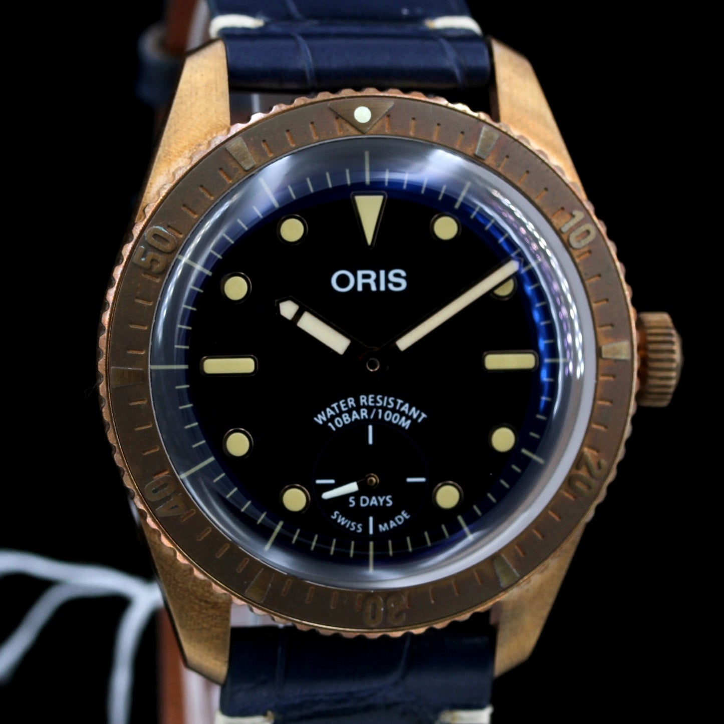Oris Divers Carl Brashear 40 mm, Calibre 401, Limited Edition, Ref. 01 401 7764 3185, B+P