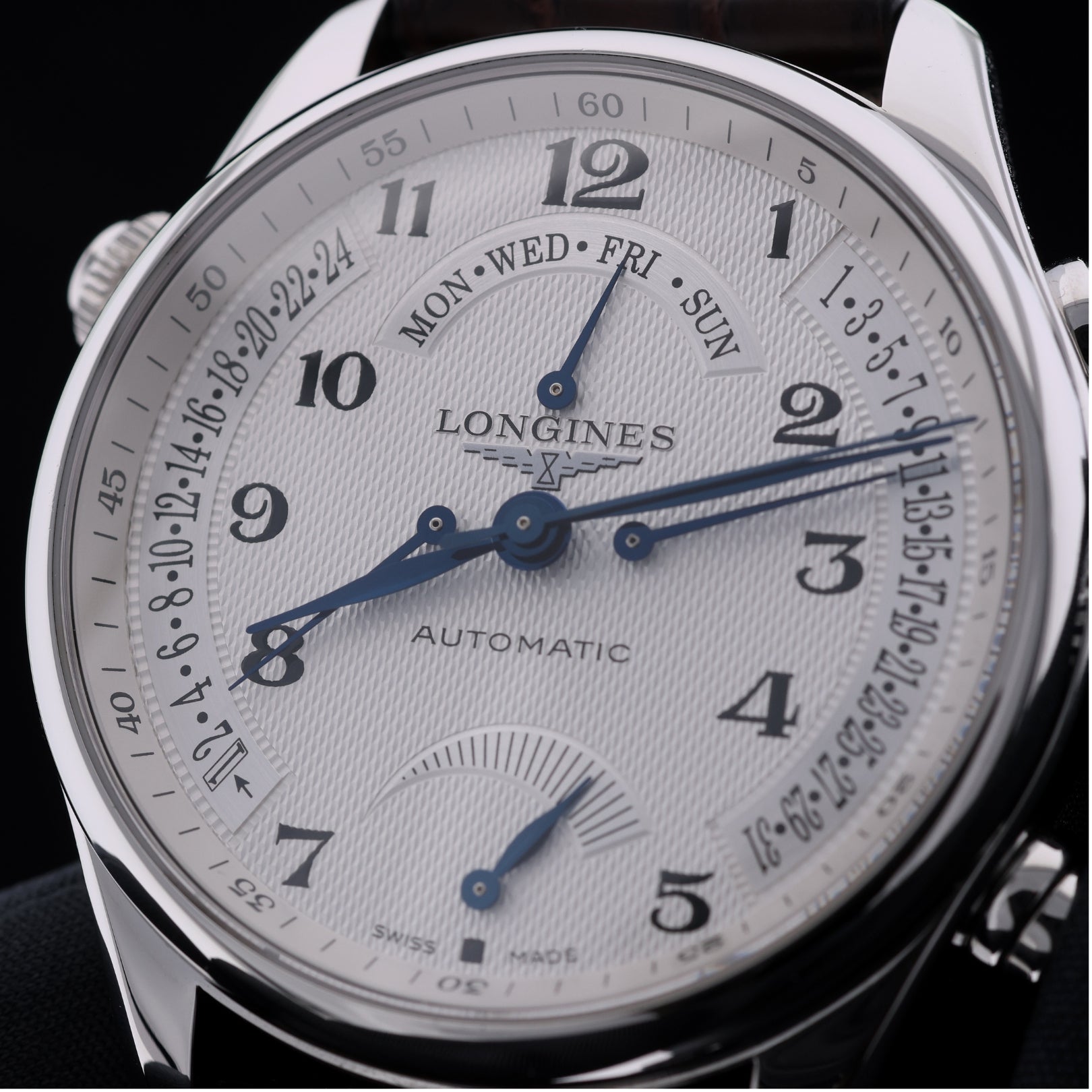 Longines Master Collection 44 Retrograde, Power Reserve, Ref. L2.716.4.78.3, 08-2011, B+P