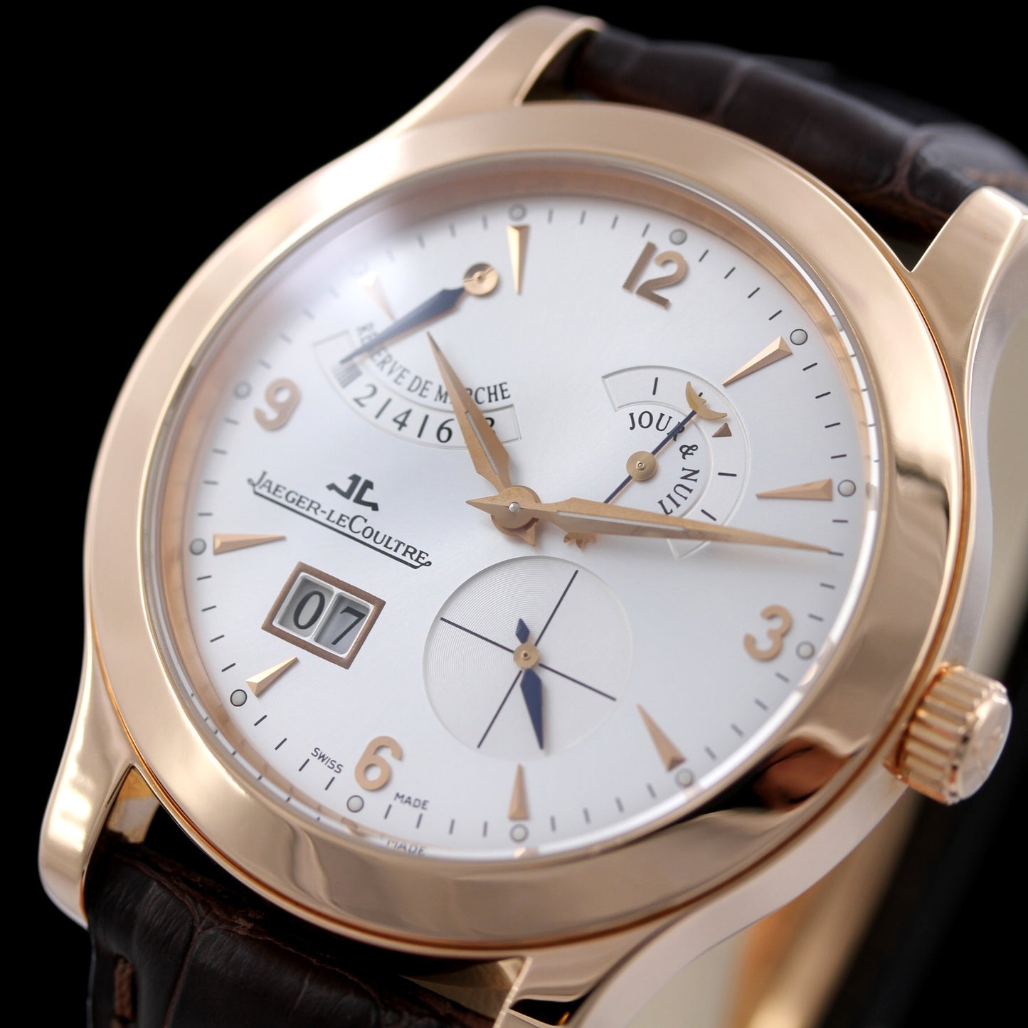 Jaeger-LeCoultre Master Control 8 Days Big Date 146.2.17, Q1602420, Handaufzug, Roségold
