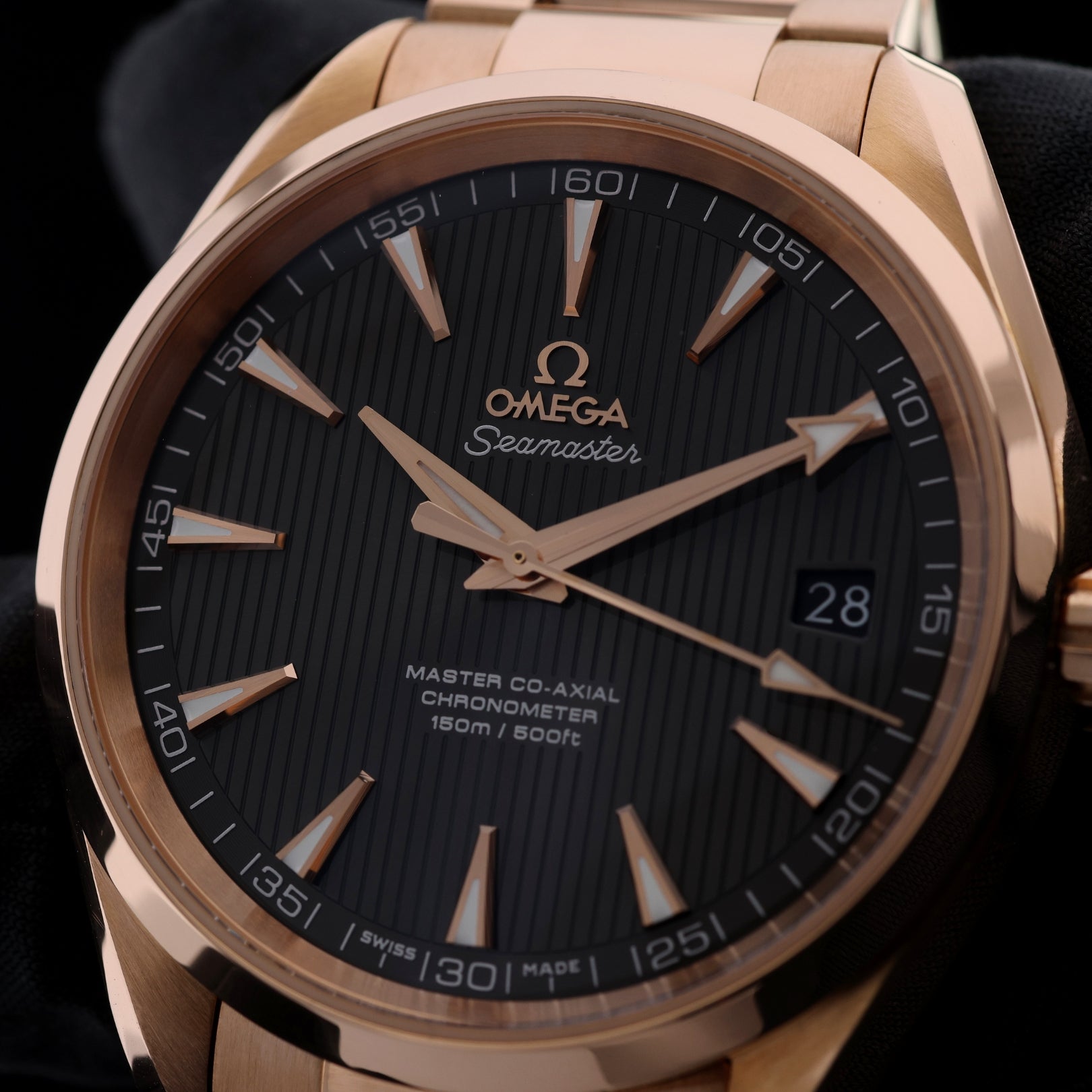 Omega Seamaster Aqua Terra 150M, Co-Axial, Rotgold, Ref. 231.50.42.21.06.002, 12-2021, B+P