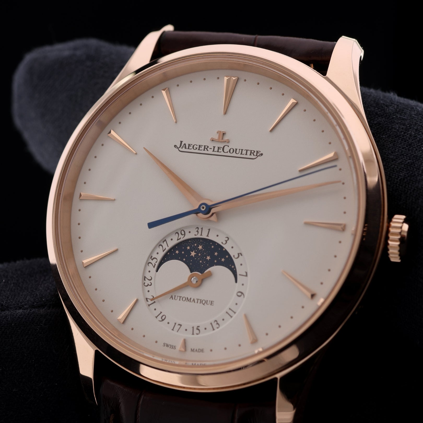 Jaeger-LeCoultre Master Ultra Thin Moon, Roségold, 39mm, Ref. Q1362510, 06-2023, B+P