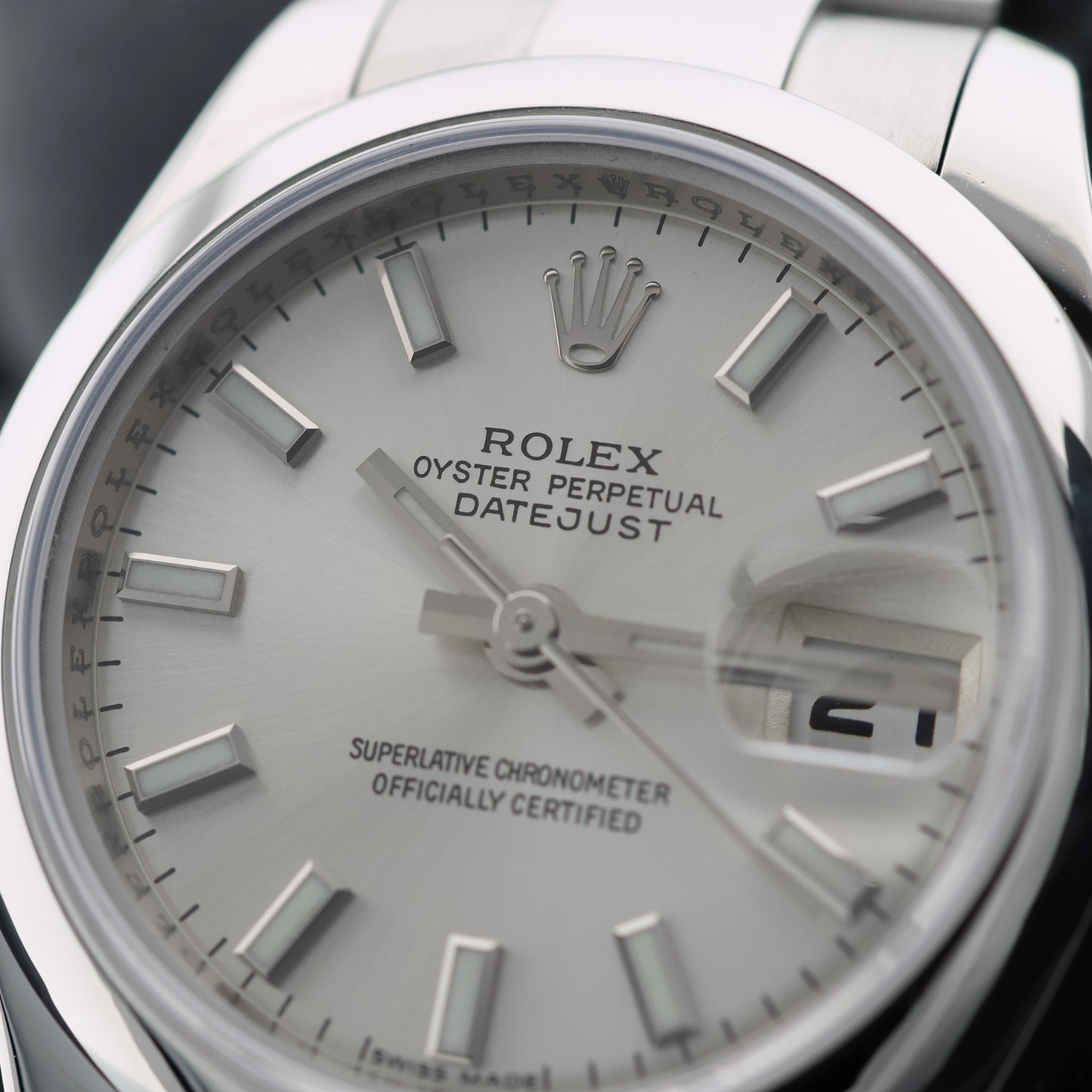 Rolex Lady Datejust 26, Silver Dial, Oyster, Ref. 179160, B+P