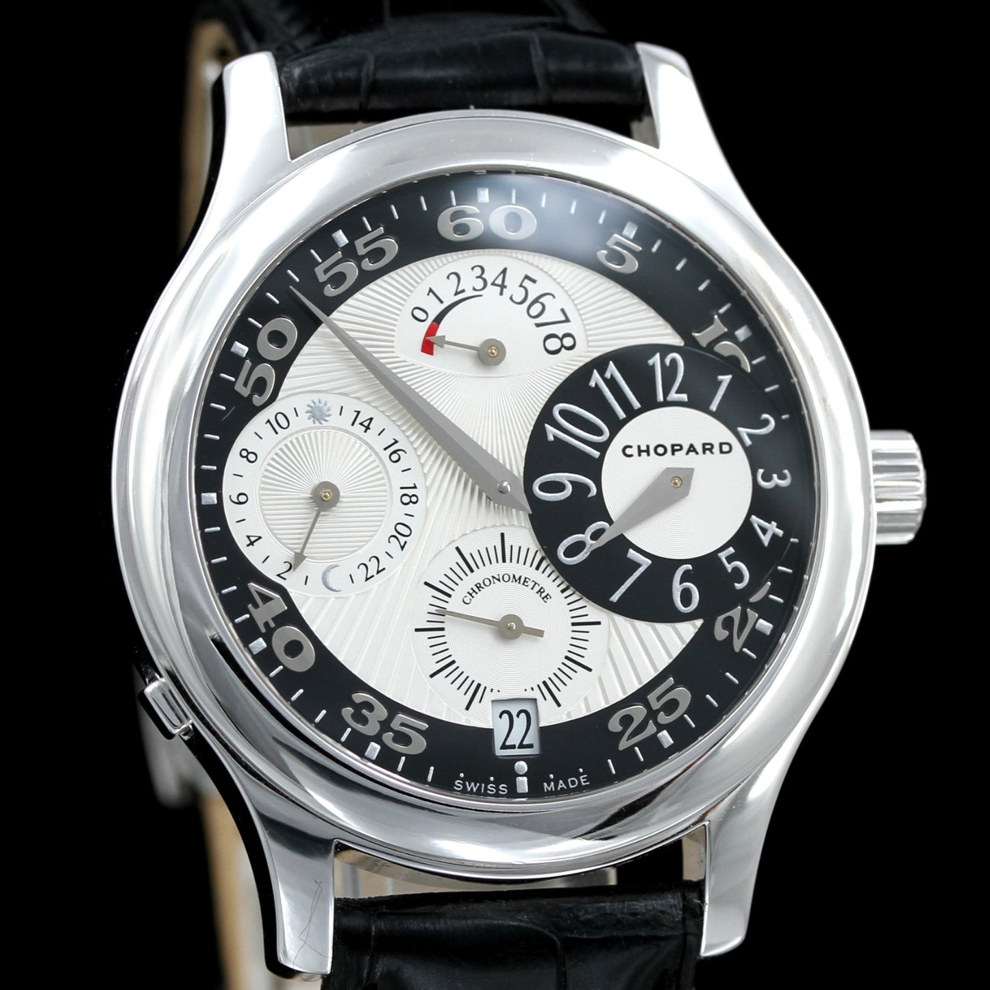Chopard L.U.C. Regulateur GMT Power Reserve 9 Days Weißgold, Genfer Punze, Limited 250pcs., Ref. 161874-1001