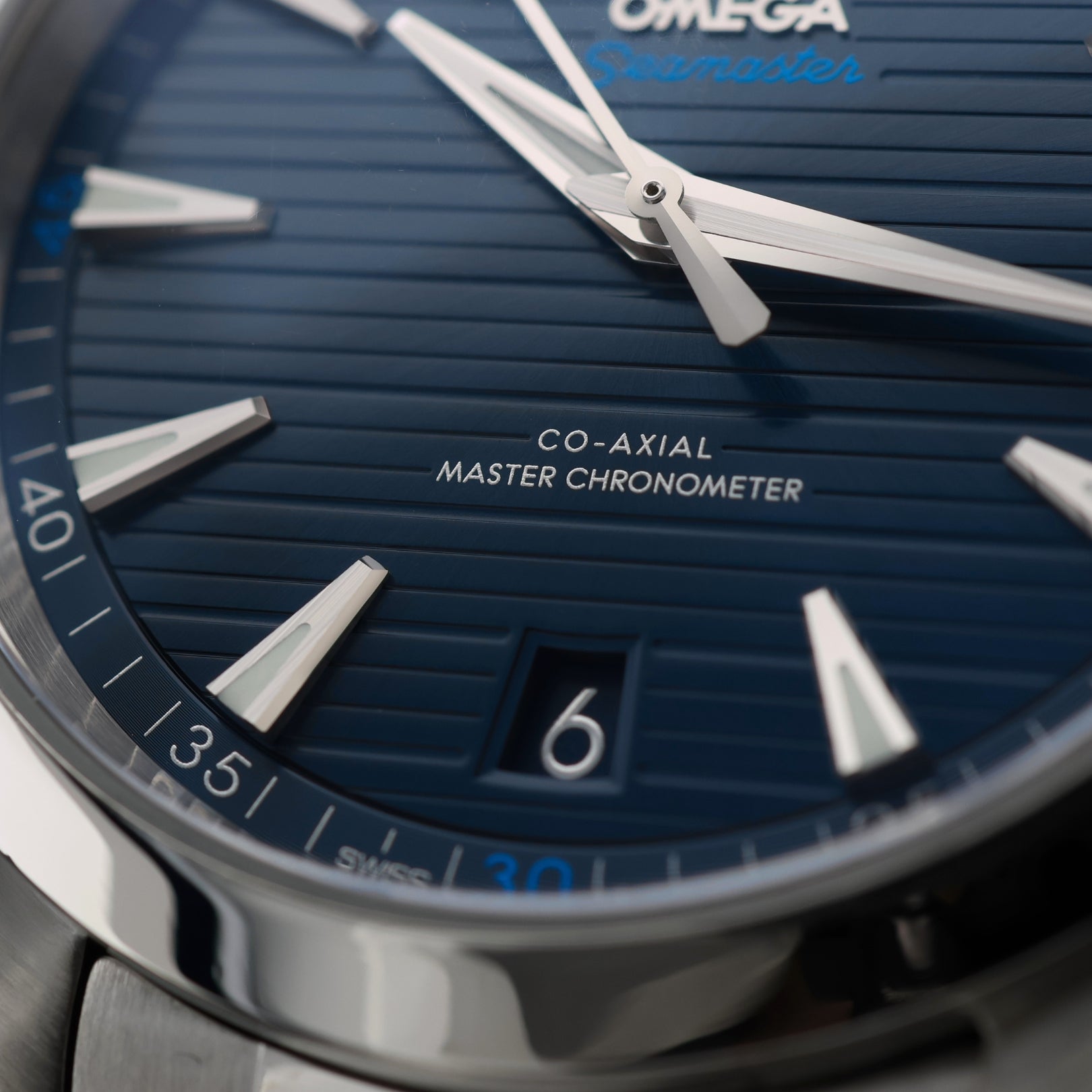 Omega Seamaster Aqua Terra 150m, Teak Blau, 41mm, Ref. 220.10.41.21.03.001, B+P