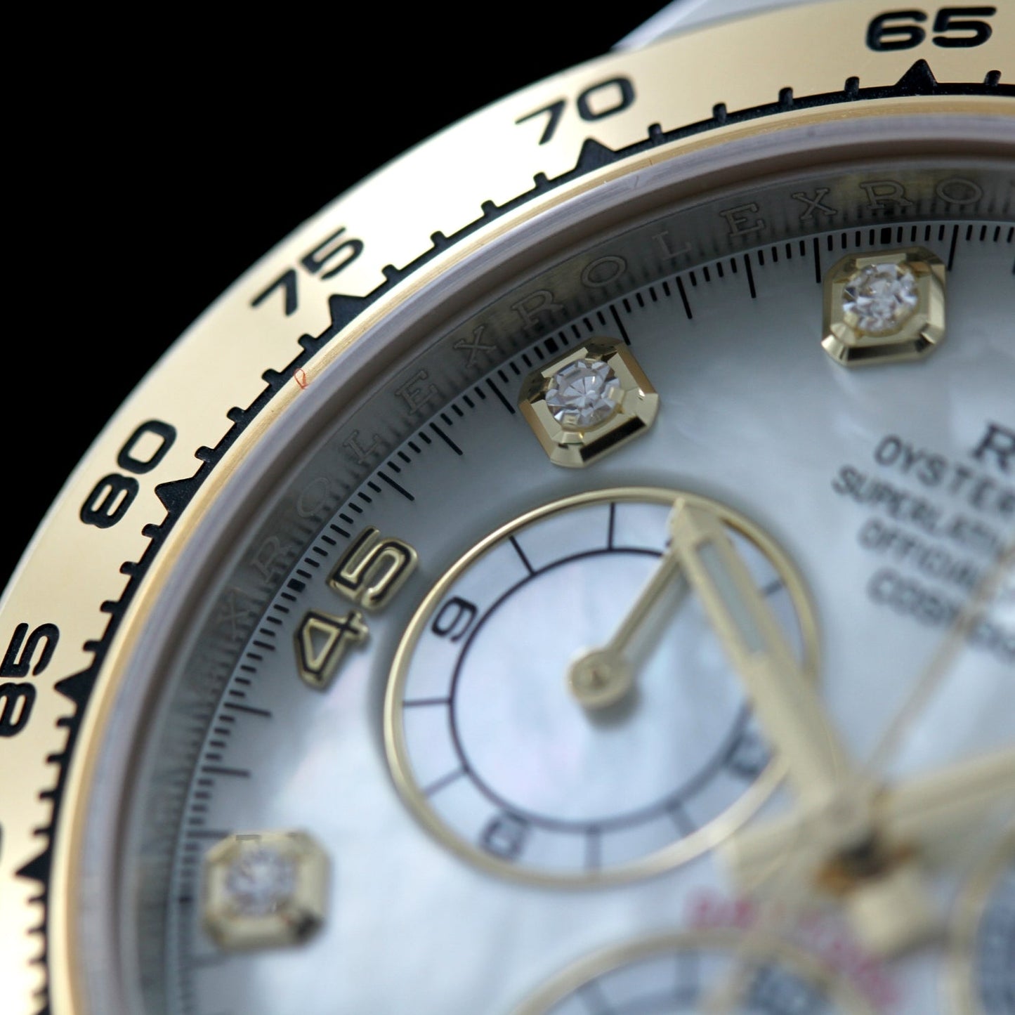 Rolex Daytona, Gold/Stahl, Perlmutt MOP Brillanten, Ref. 116503, 2021, B+P