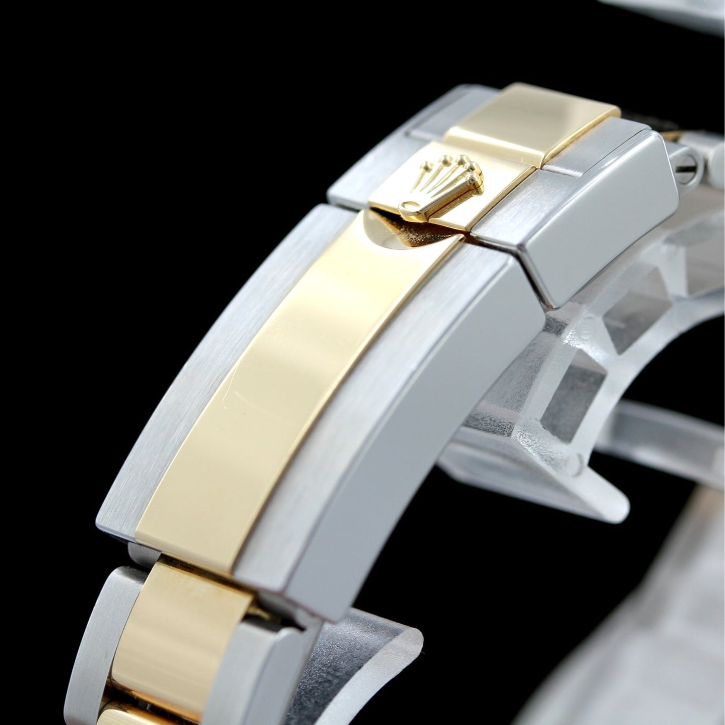 Rolex Daytona, Gold/Stahl, Perlmutt MOP Brillanten, Ref. 116503, 2021, B+P