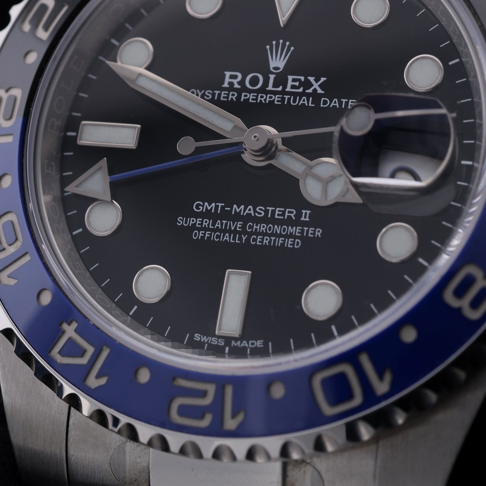 Rolex GMT Master II, "Batman", Stickers, LC100, Ref. 116710BLNR, 05-2017, B+P
