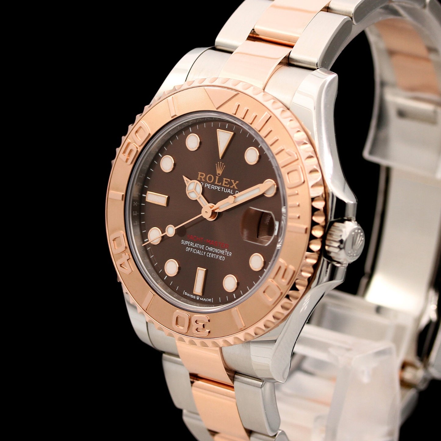 Rolex Yachtmaster 37, Oystersteel-Everose-Gold, 268621, 2023, B+P