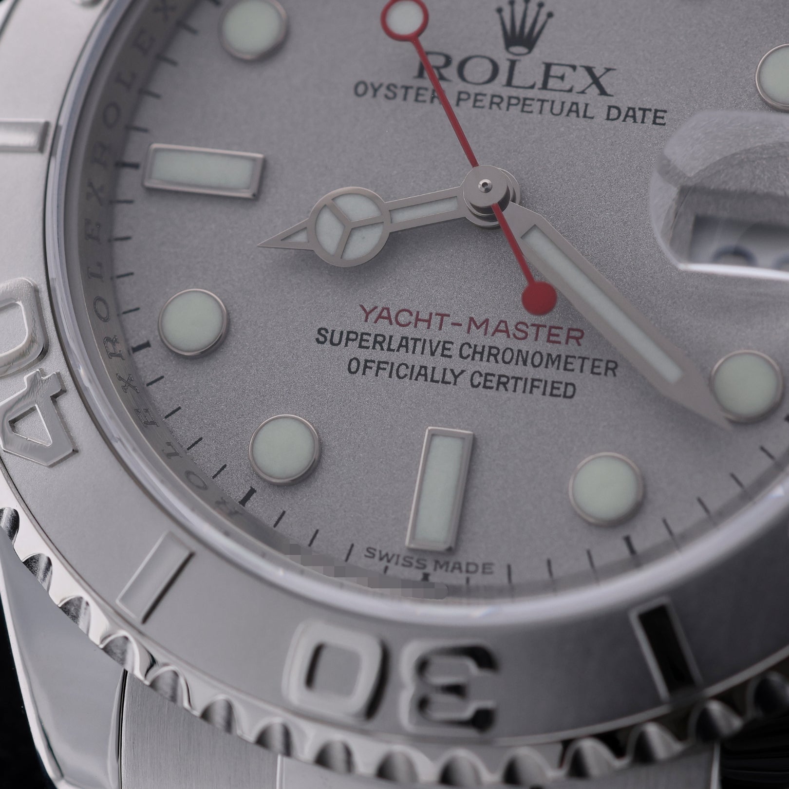 Rolex Yachtmaster 40, Edelstahl/Platin, Rehaut, Ref. 16622, 12-2007, B+P