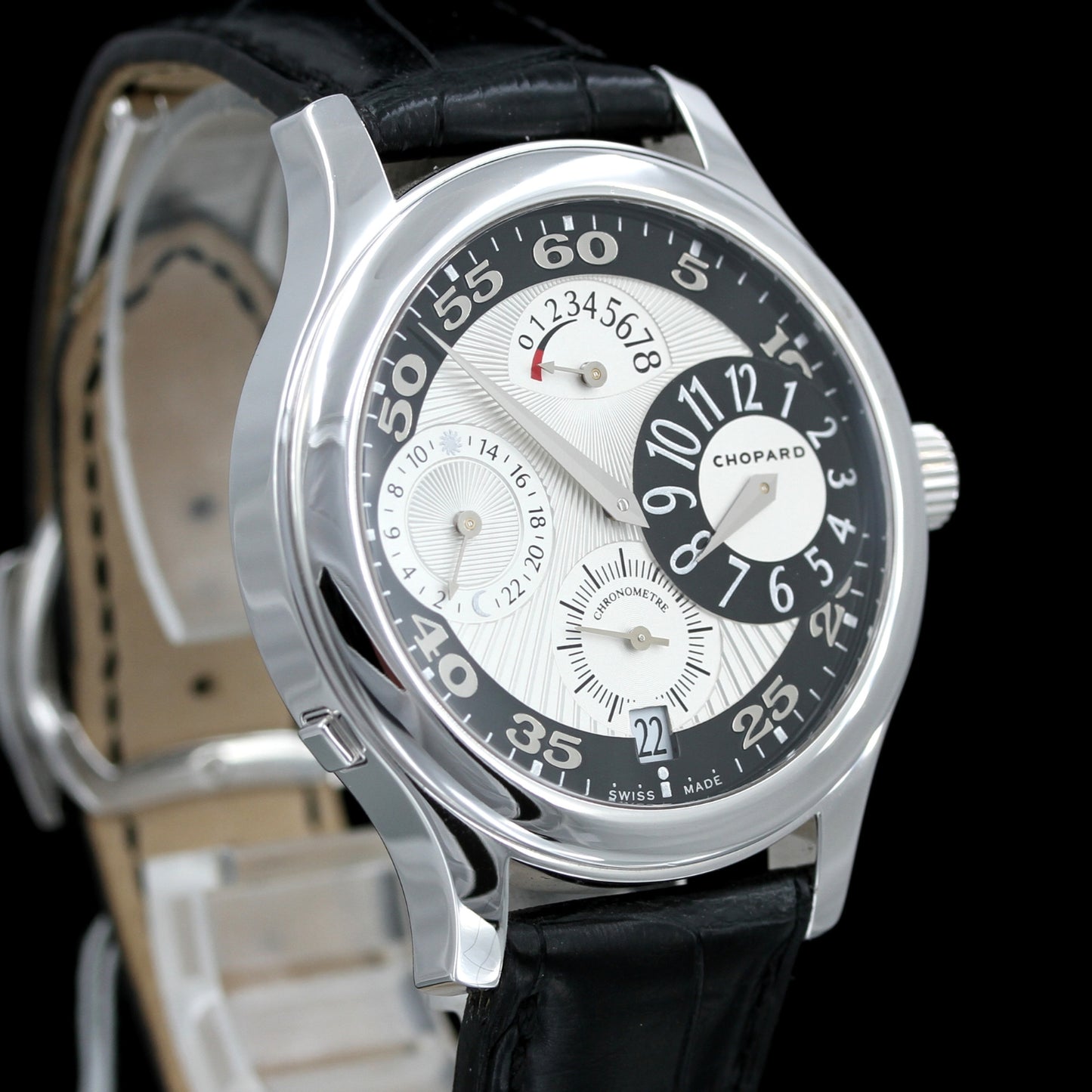 Chopard L.U.C. Regulateur GMT Power Reserve 9 Days Weißgold, Genfer Punze, Limited 250pcs., Ref. 161874-1001