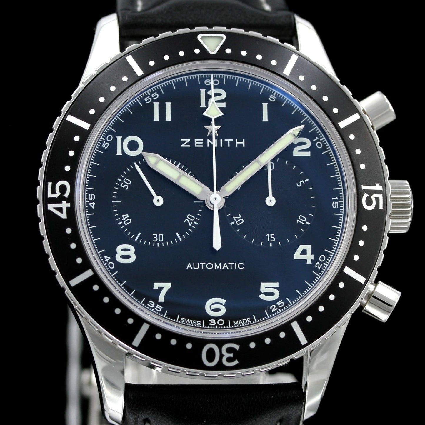 Zenith Pilot Chronometer Tipo CP-2, El Primero, Limited 1 out of 1000, 2019, Ref. 03.2240.4069/21.C803, B+P