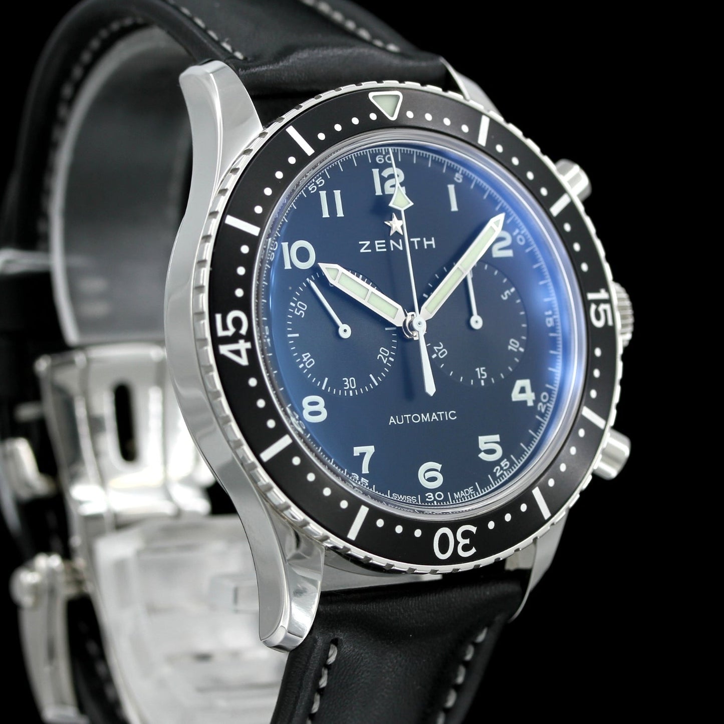 Zenith Pilot Chronometer Tipo CP-2, El Primero, Limited 1 out of 1000, 2019, Ref. 03.2240.4069/21.C803, B+P