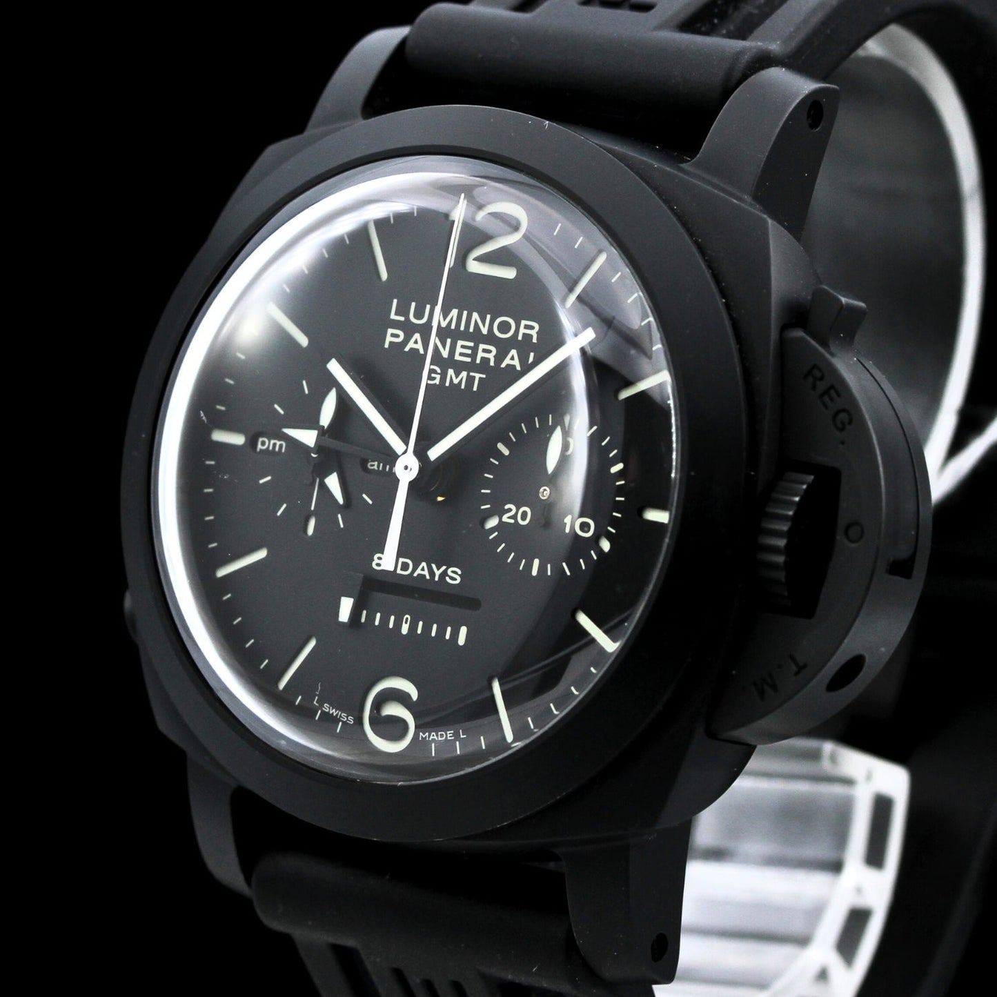 Panerai Luminor Chrono Monopulsante 8 Days GMT – 44mm, 2021, Limited 400pcs., PAM00317