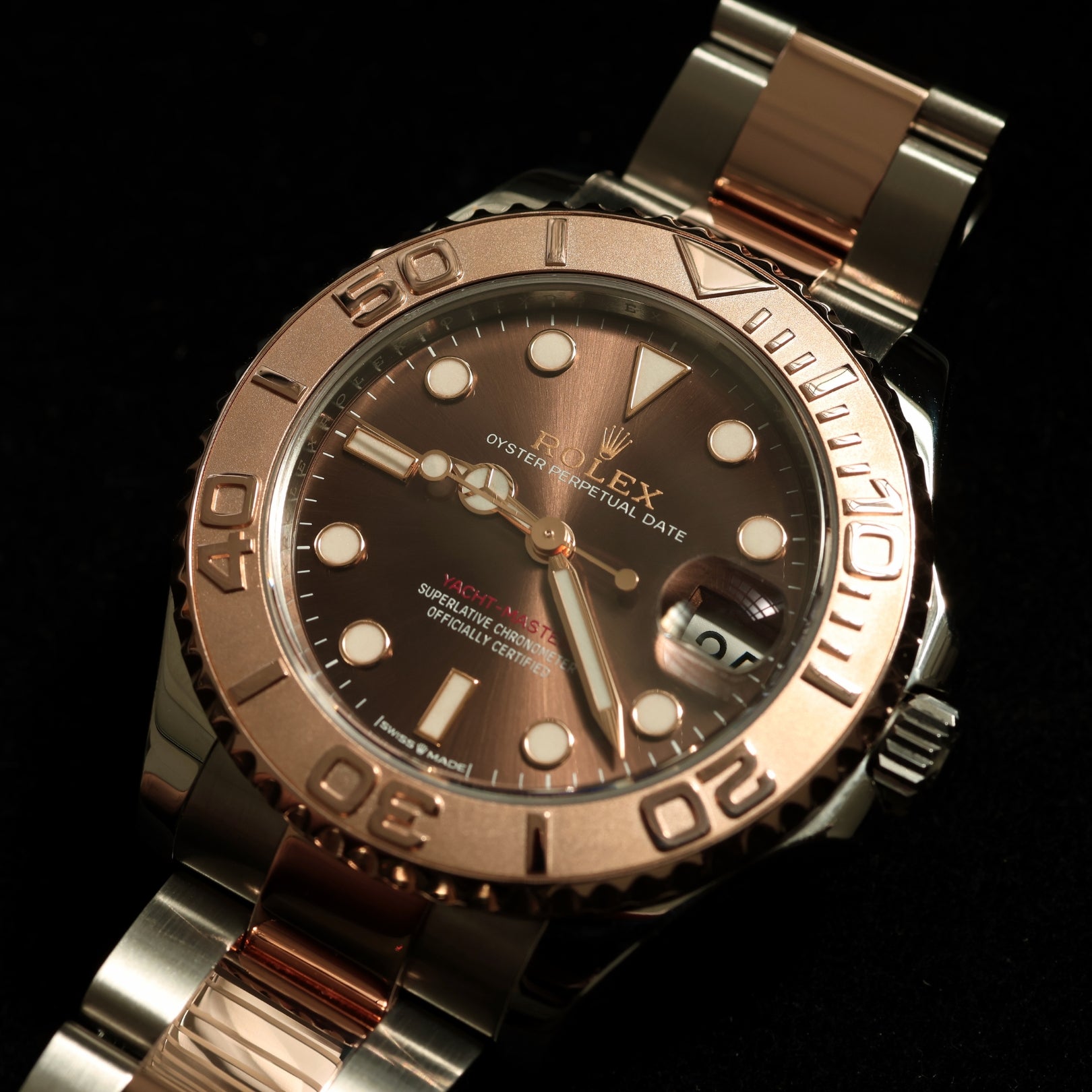 Rolex Yachtmaster 37, Edelstahl & Everose Gold, Ref. 268621, 11-2021, B+P