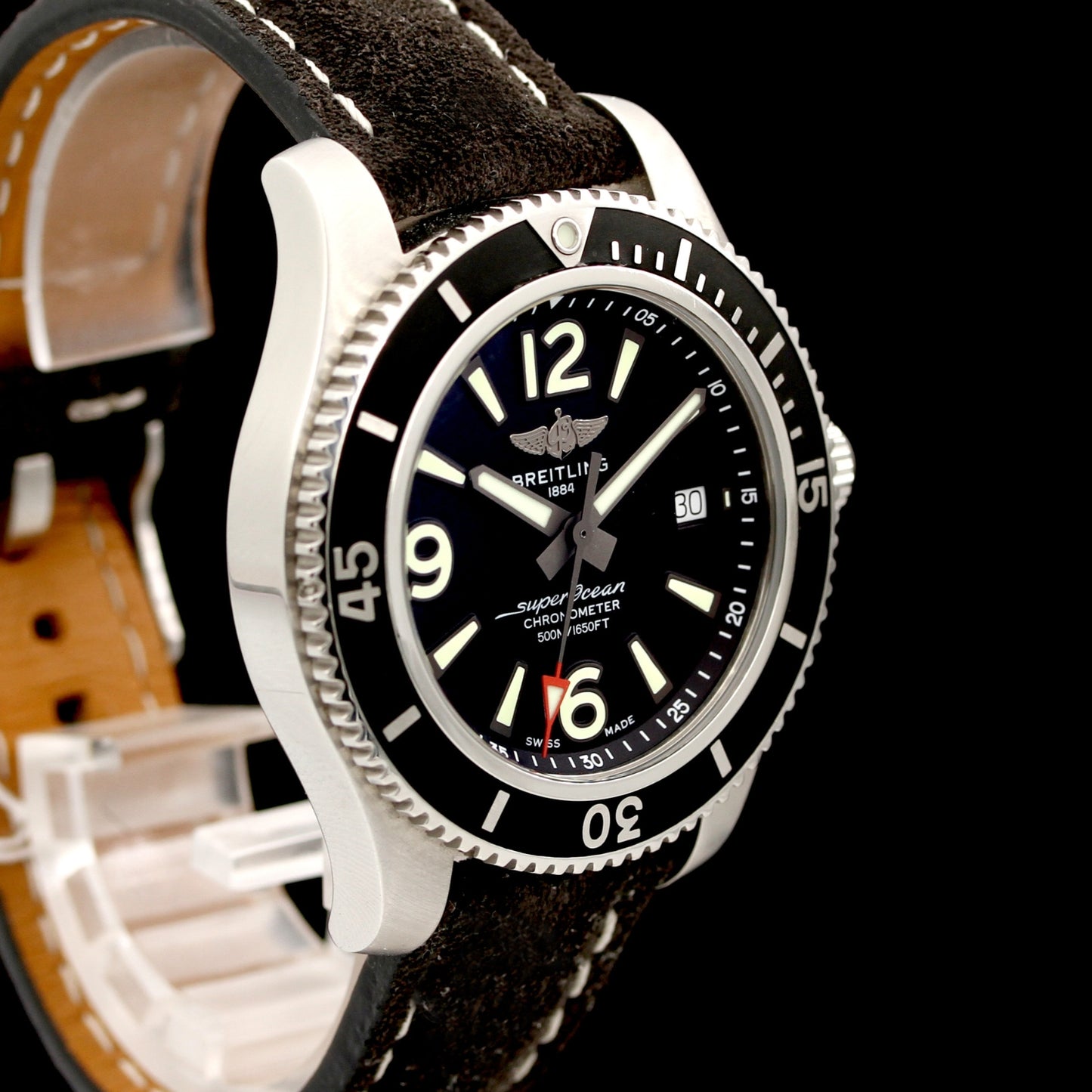 Breitling Superocean 42, Schwarz ZB, A17366, 42 mm, B+P